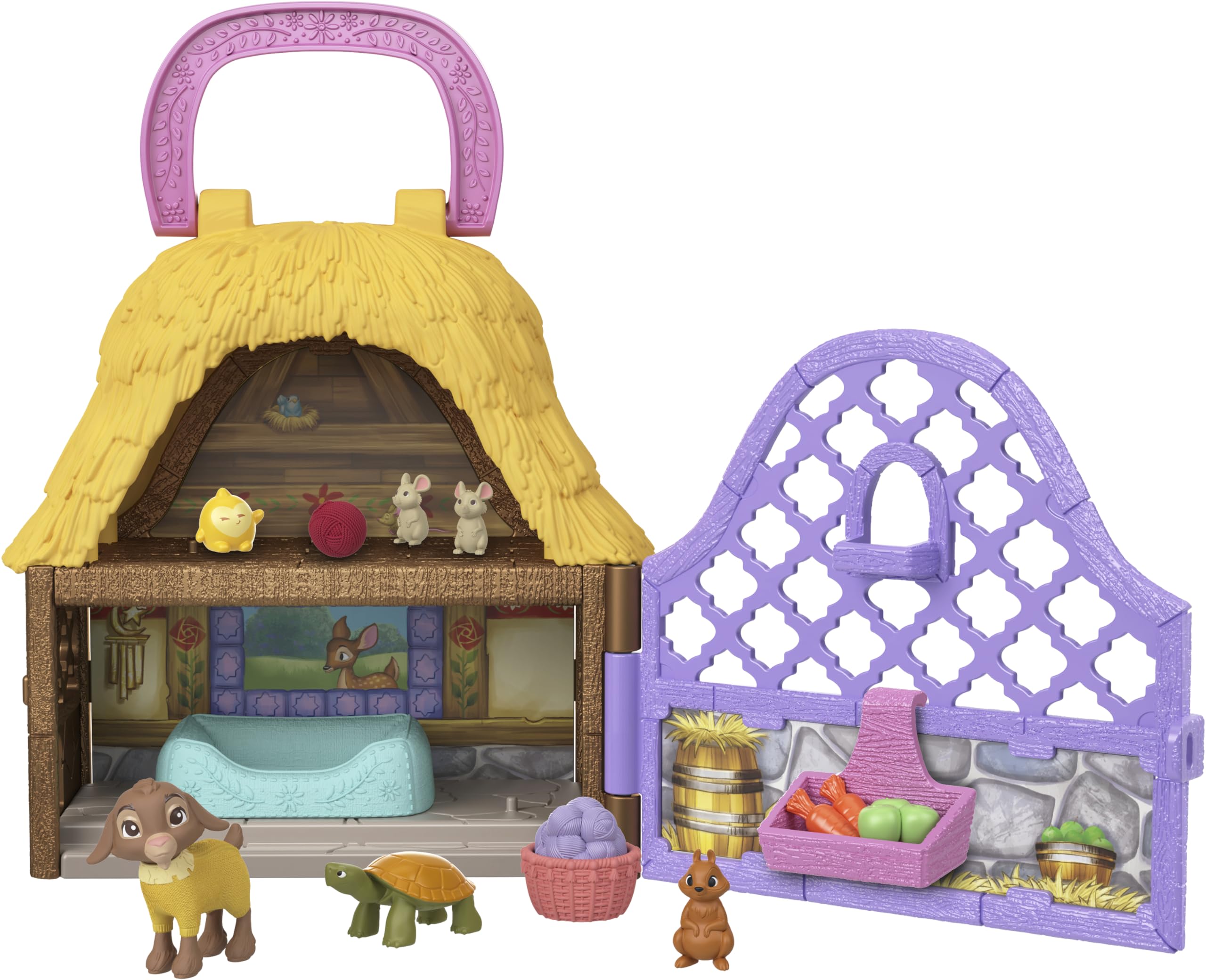 Microfigura Y Casa De Muñecas Playset Mattel Disney Wish - Venta Internacional.