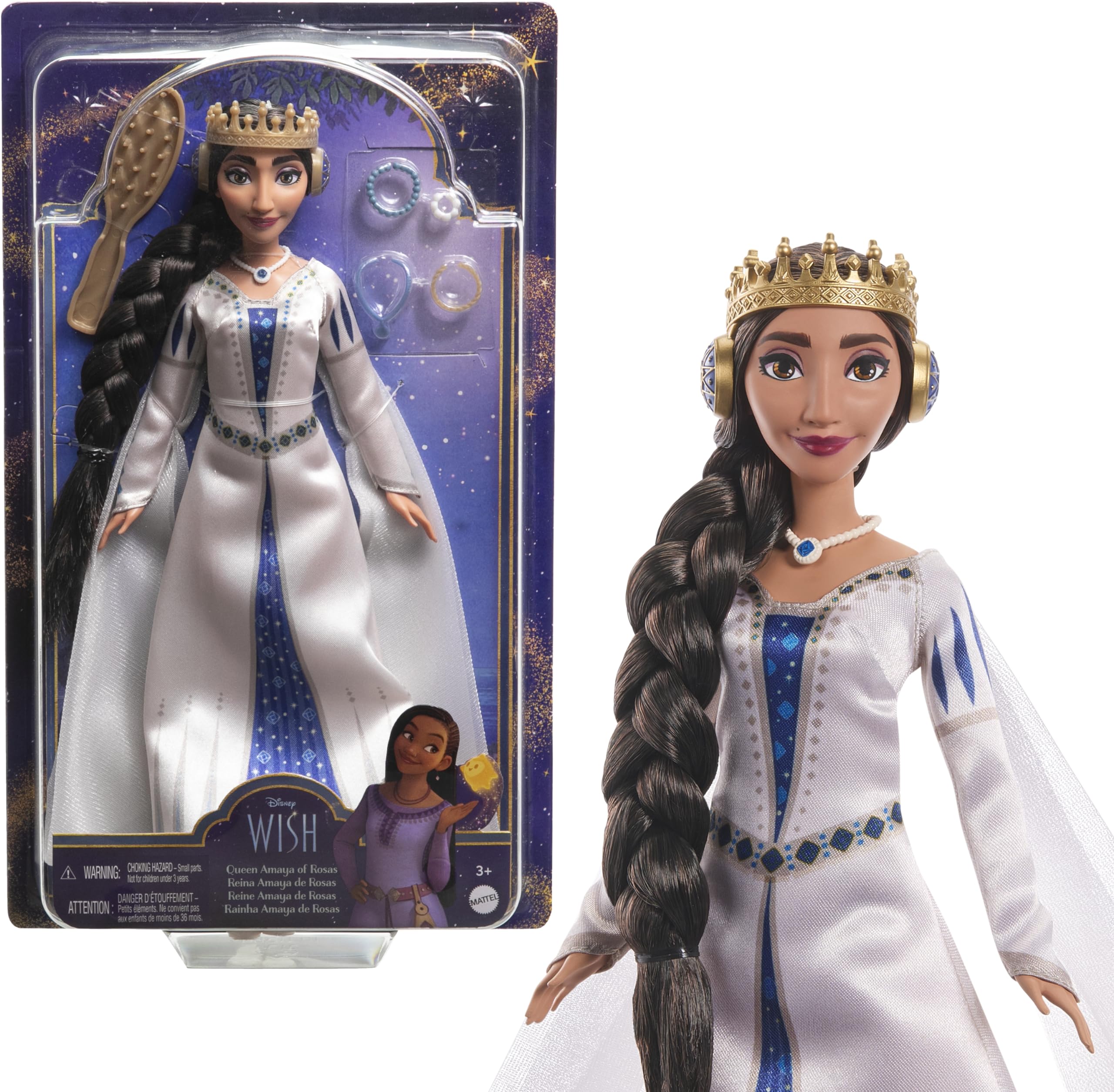 Muñeca De Moda Mattel Disney Wish Toys Queen Amaya Of Rosas - Venta Internacional.