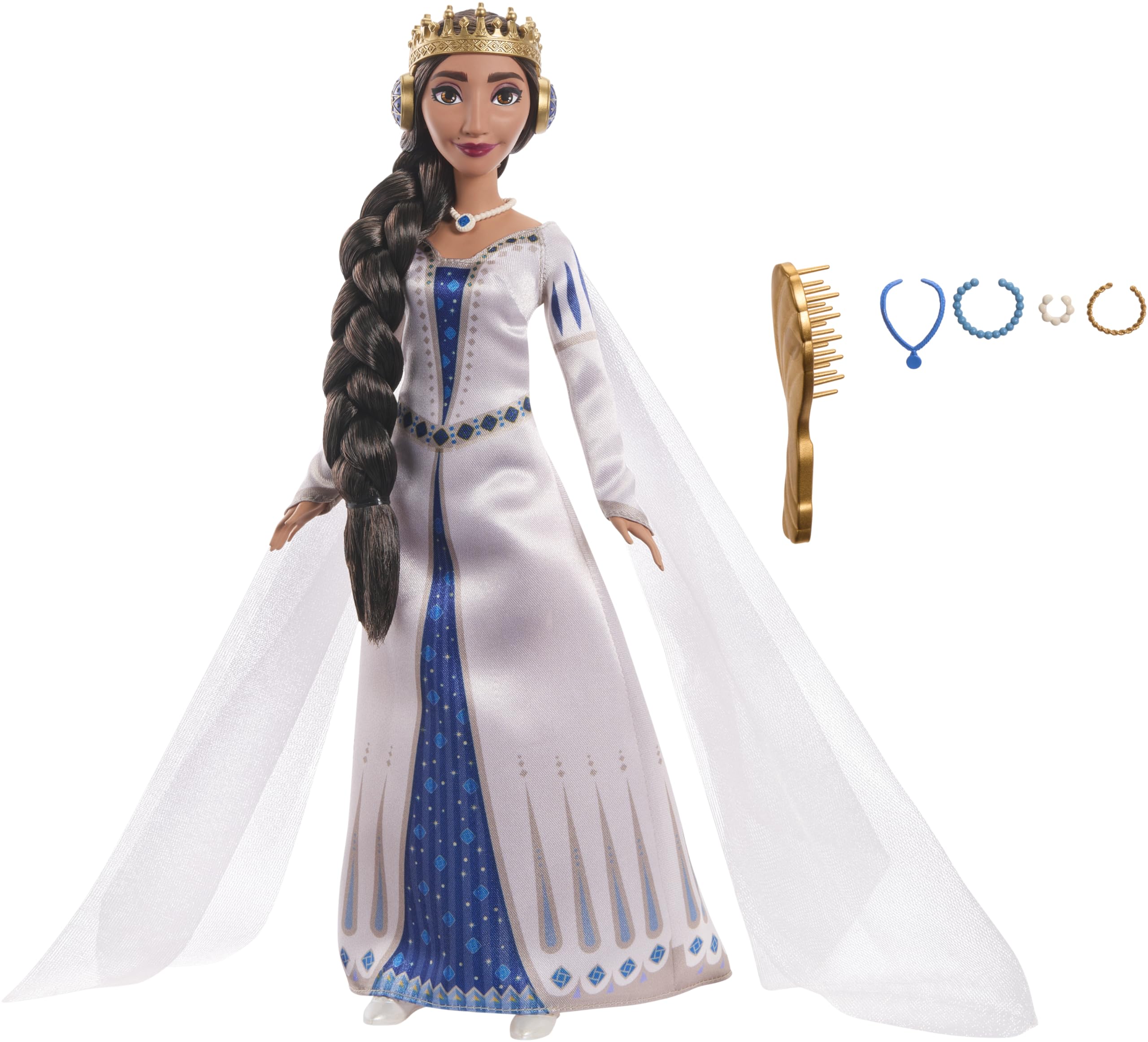 Foto 7 pulgar | Muñeca De Moda Mattel Disney Wish Toys Queen Amaya Of Rosas - Venta Internacional.