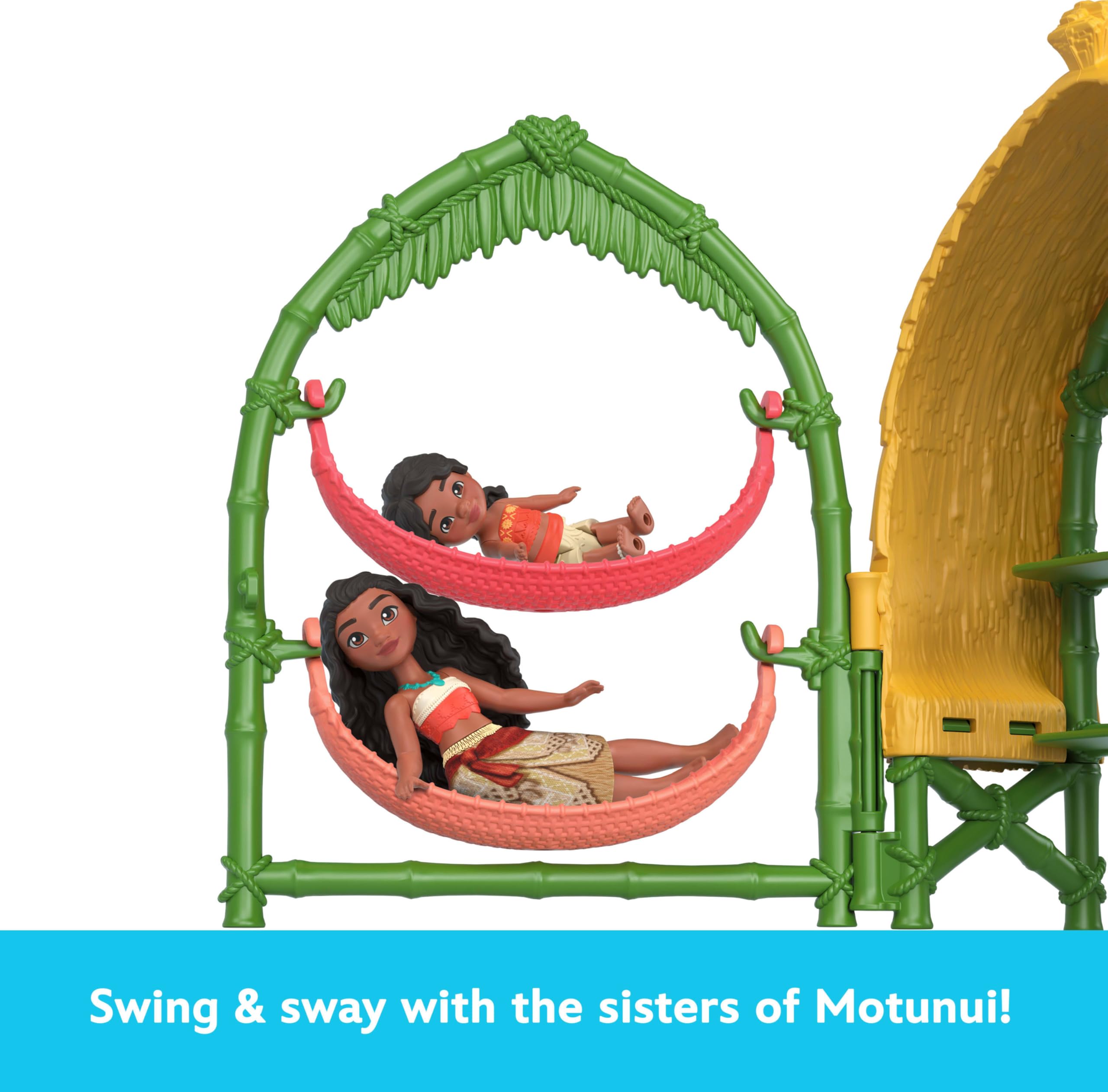 Foto 4 pulgar | Set De Juego Toy Mattel Disney Moana 2 Moana & Simea Village Home - Venta Internacional.
