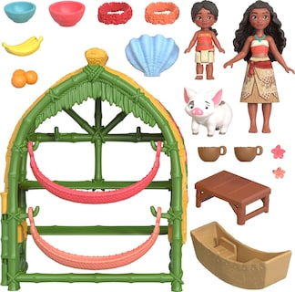 Foto 6 | Set De Juego Toy Mattel Disney Moana 2 Moana & Simea Village Home - Venta Internacional.