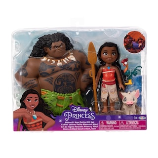 Foto 6 | Set De Muñecas Disney Princess Moana Y Maui Con Pua Y Heihei De 15 Cm - Venta Internacional.