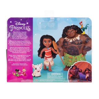 Foto 7 | Set De Muñecas Disney Princess Moana Y Maui Con Pua Y Heihei De 15 Cm - Venta Internacional.