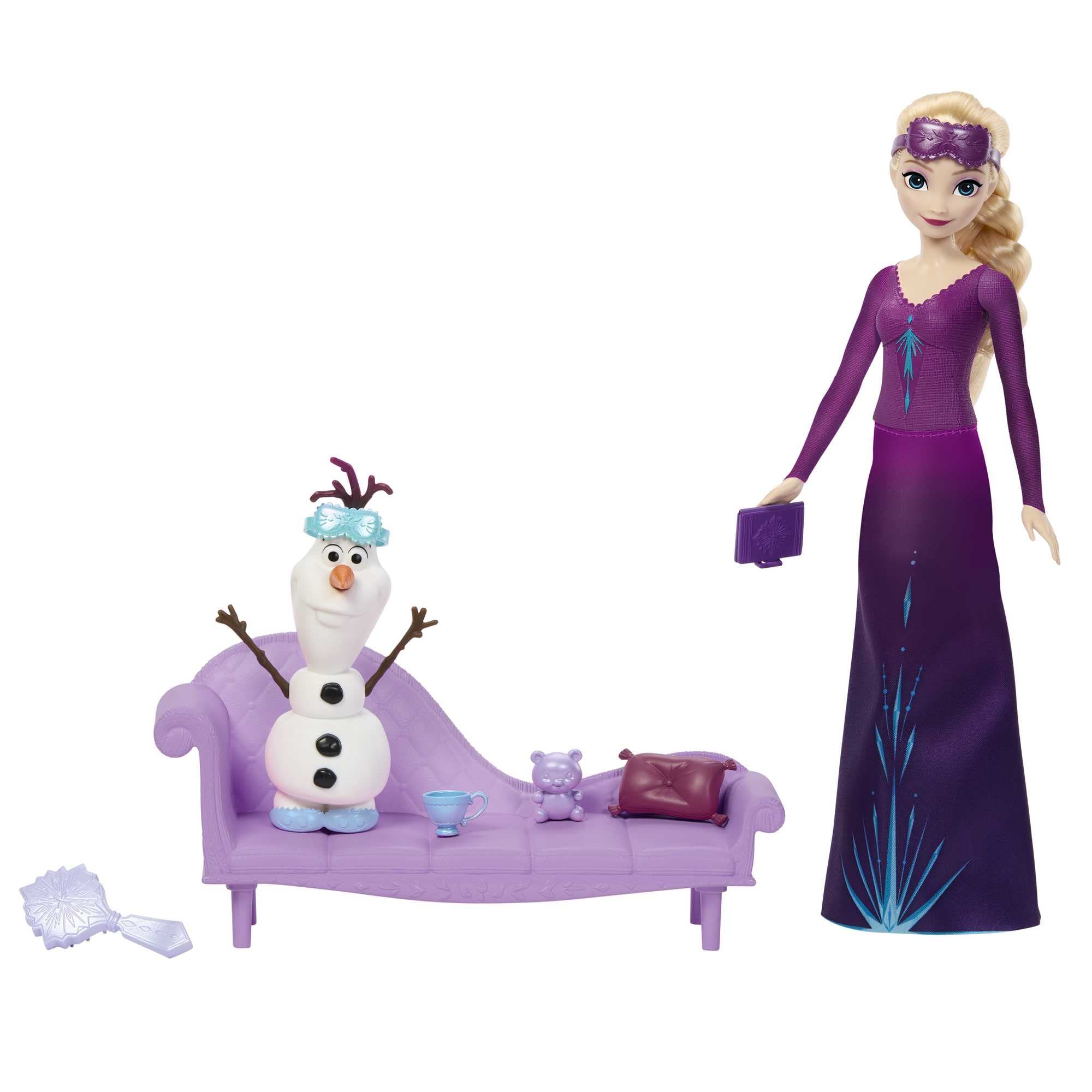 Foto 6 pulgar | Set De Cama Mattel Disney Frozen Snow Dreams Elsa Olaf, 8 Unidades - Venta Internacional.