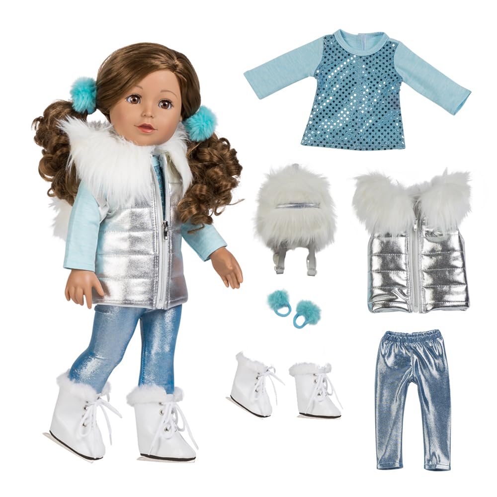 Doll Adora Amazing Girls Collection Ava, 18 Pulgadas, Patinaje Sobre Hielo - Venta Internacional.