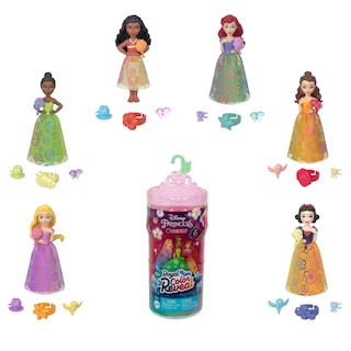 Foto 1 | Muñeca Pequeña Color Reveal Mattel Disney Princess Con 6 Sorpresas - Venta Internacional.