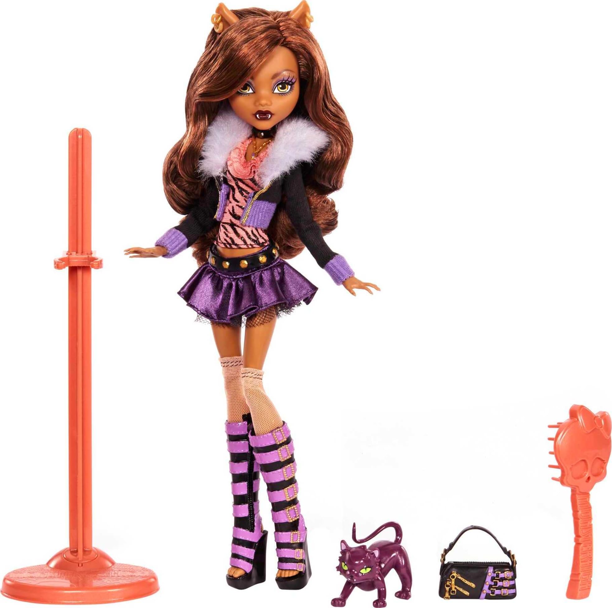 Foto 6 pulgar | Muñeca De Reproducción Monster High Clawdeen Wolf Con Moda Y Accesorios - Venta Internacional.