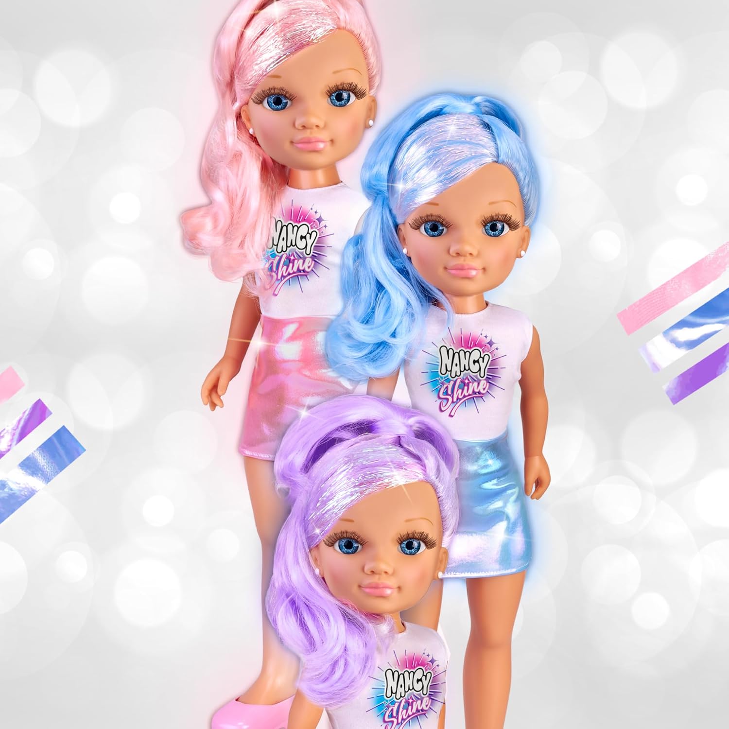 Foto 5 | Muñeca Nancy Shine, Una Pieza Surtida, Colores Diferentes