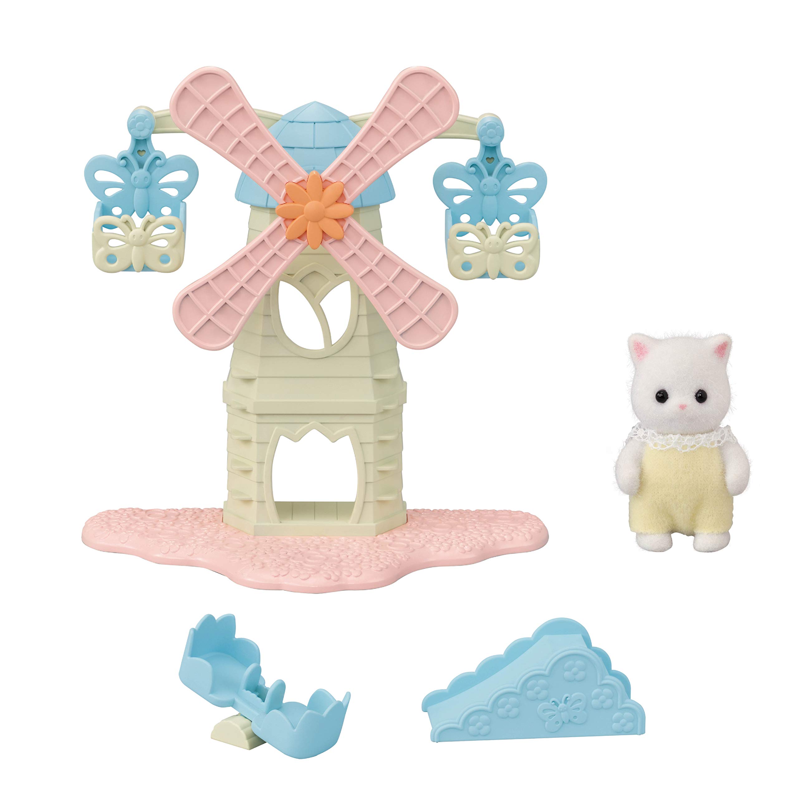 Foto 2 pulgar | Dollhouse Playset Calico Critters Baby Windmill Park Con Gato Persa - Venta Internacional.