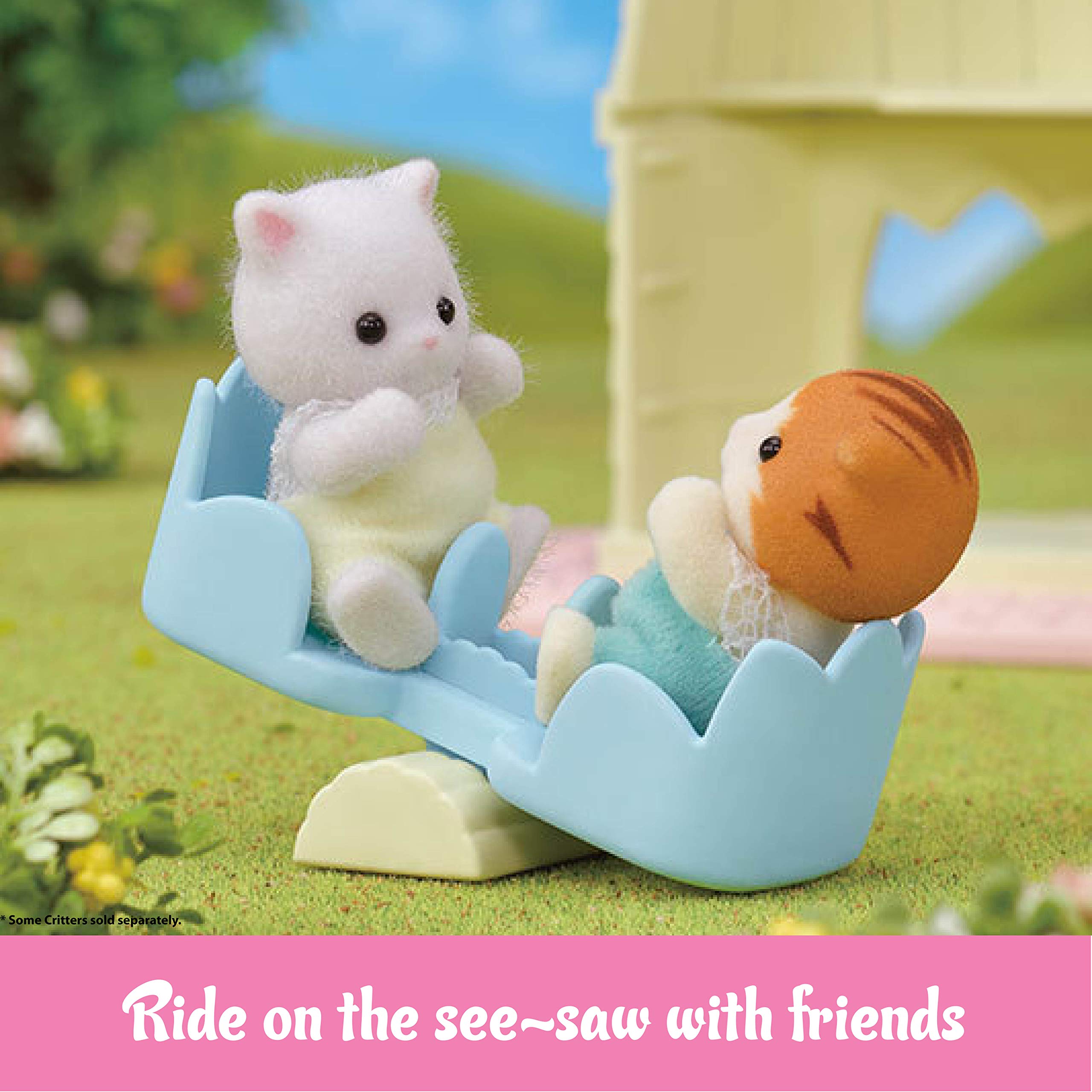 Foto 6 pulgar | Dollhouse Playset Calico Critters Baby Windmill Park Con Gato Persa - Venta Internacional.