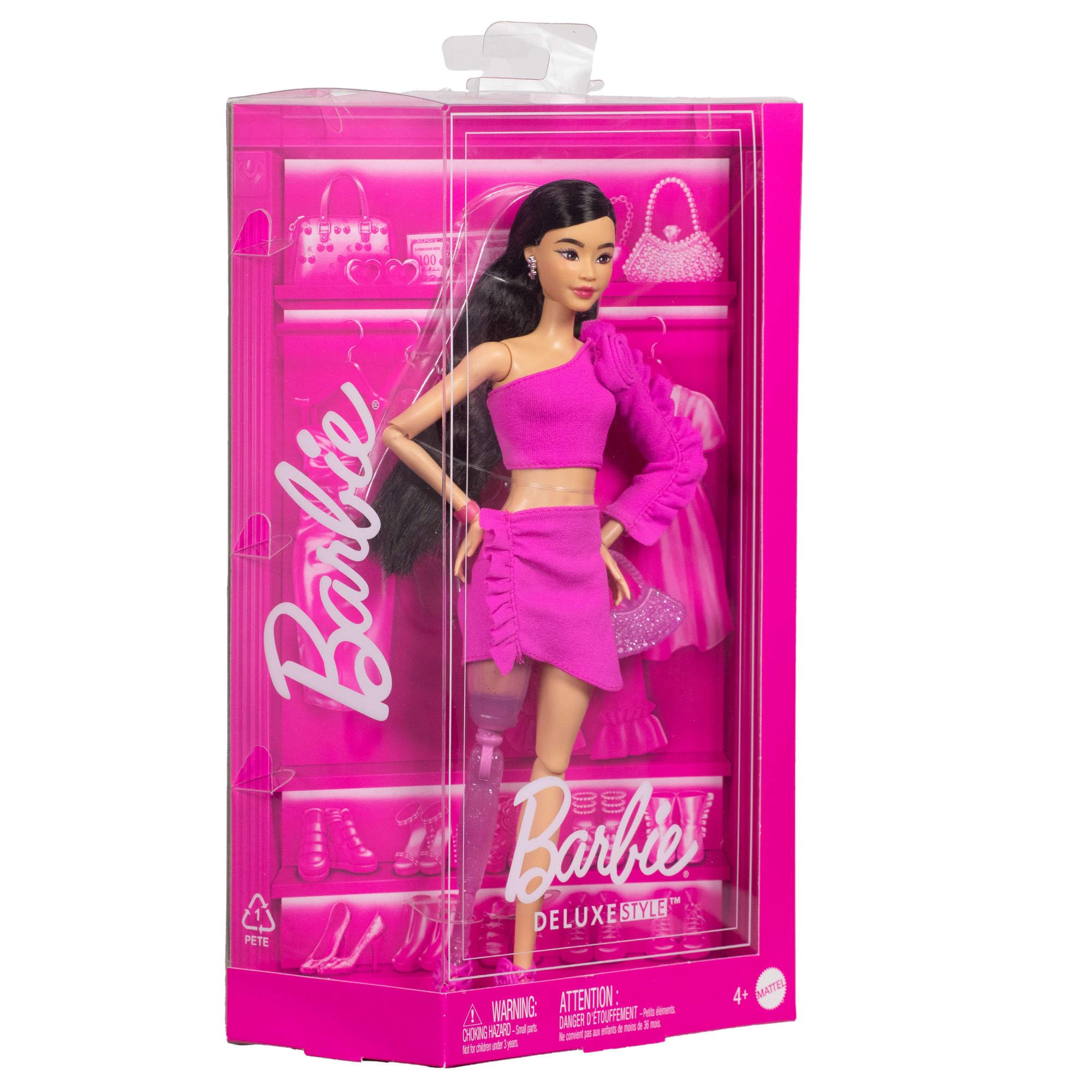 Foto 7 pulgar | Muñeca Moderna Barbie Deluxe Style #2 Barbiecore Con Pierna Protésica - Venta Internacional.
