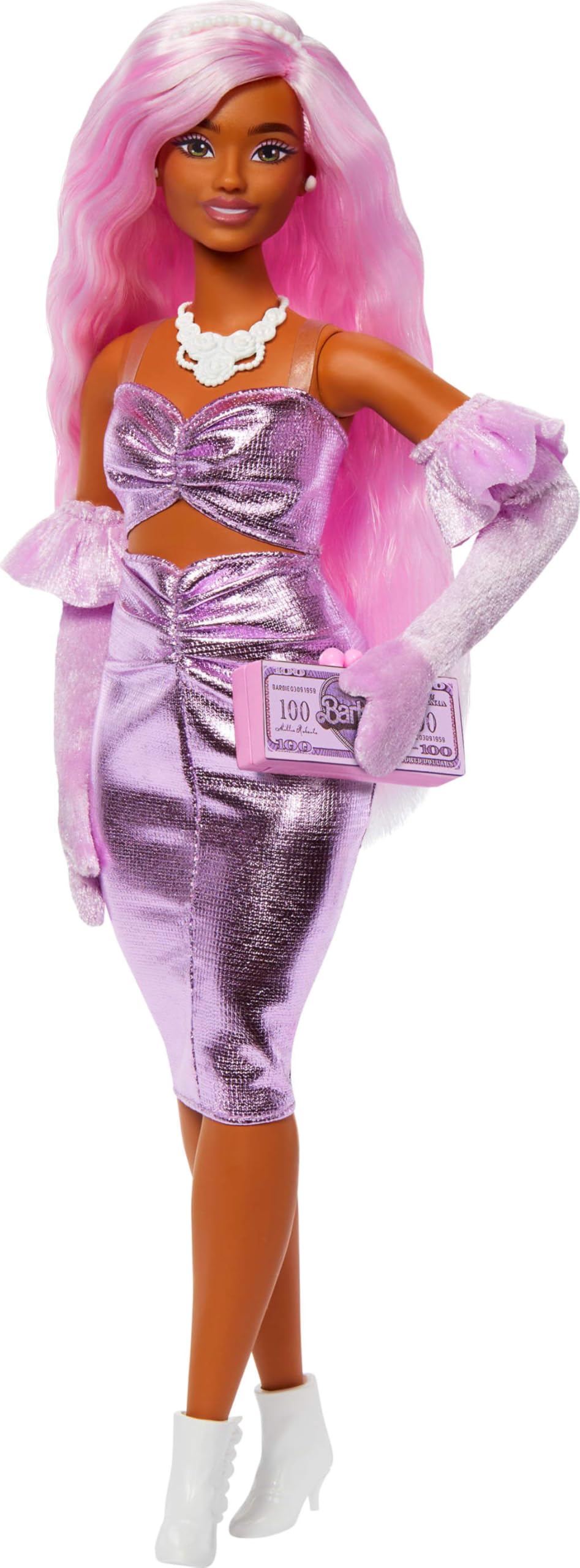 Foto 2 pulgar | Muñeca De Moda Barbie Deluxe Style #1 Barbiecore Outfit - Venta Internacional.