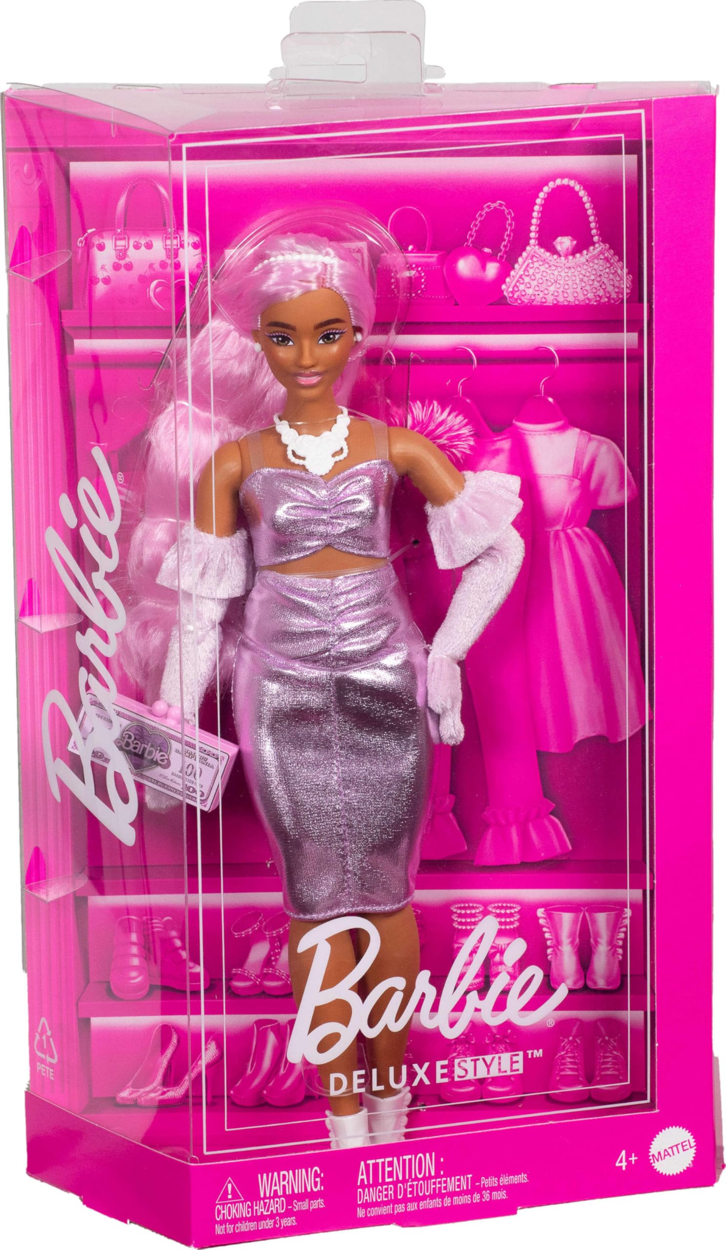 Foto 7 pulgar | Muñeca De Moda Barbie Deluxe Style #1 Barbiecore Outfit - Venta Internacional.