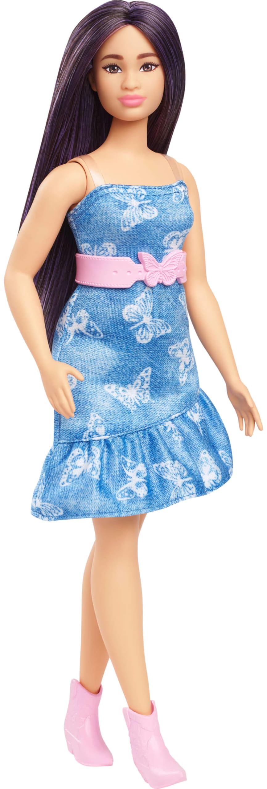 Foto 2 pulgar | Muñeca De Moda Barbie Fashionistas #231 Con Pelo Morado - Venta Internacional.