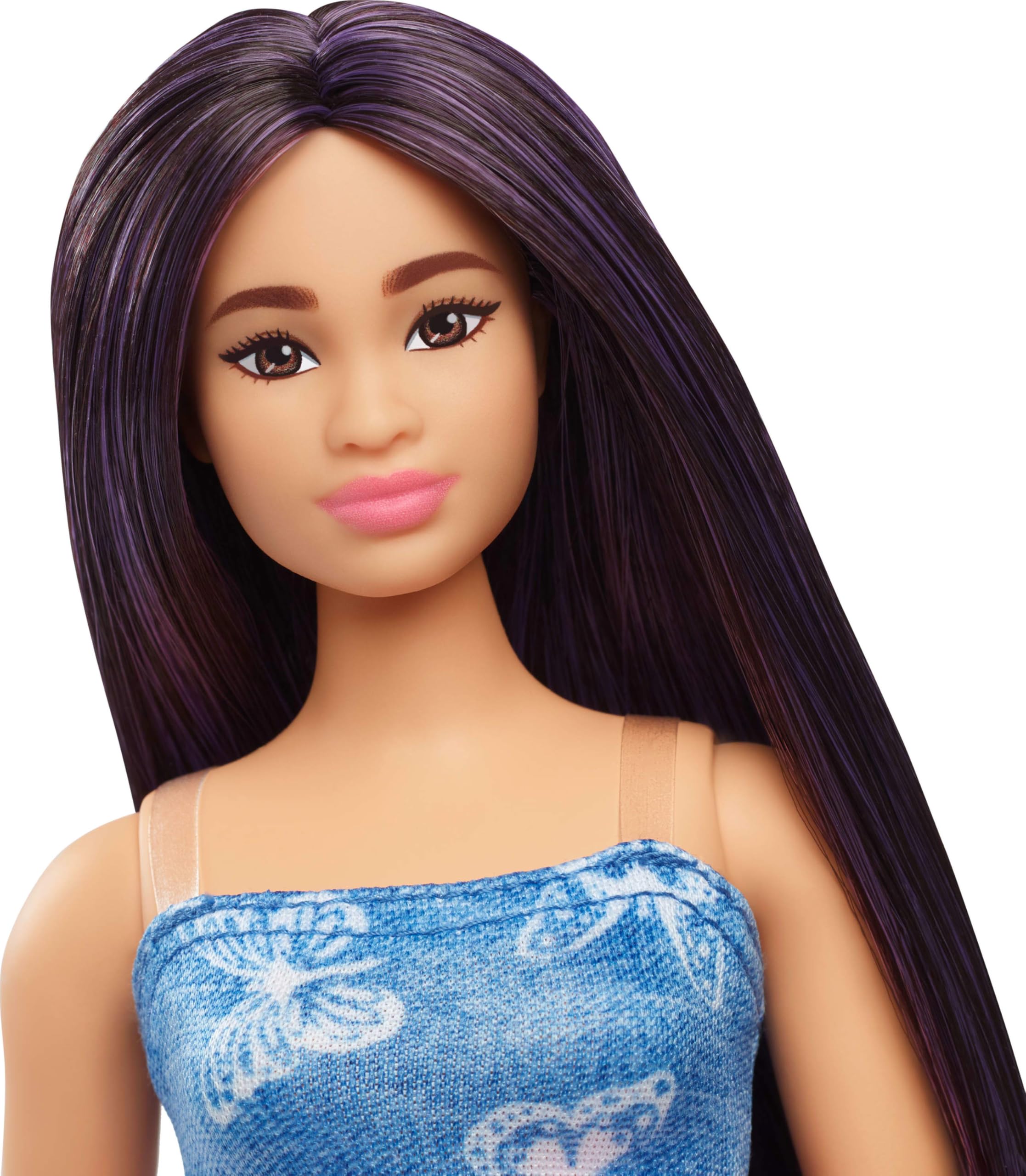 Foto 4 pulgar | Muñeca De Moda Barbie Fashionistas #231 Con Pelo Morado - Venta Internacional.