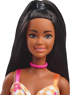 Foto 3 | Muñeca De Moda Barbie Fashionistas #233 Con Pelo Y Vestido Negros - Venta Internacional.