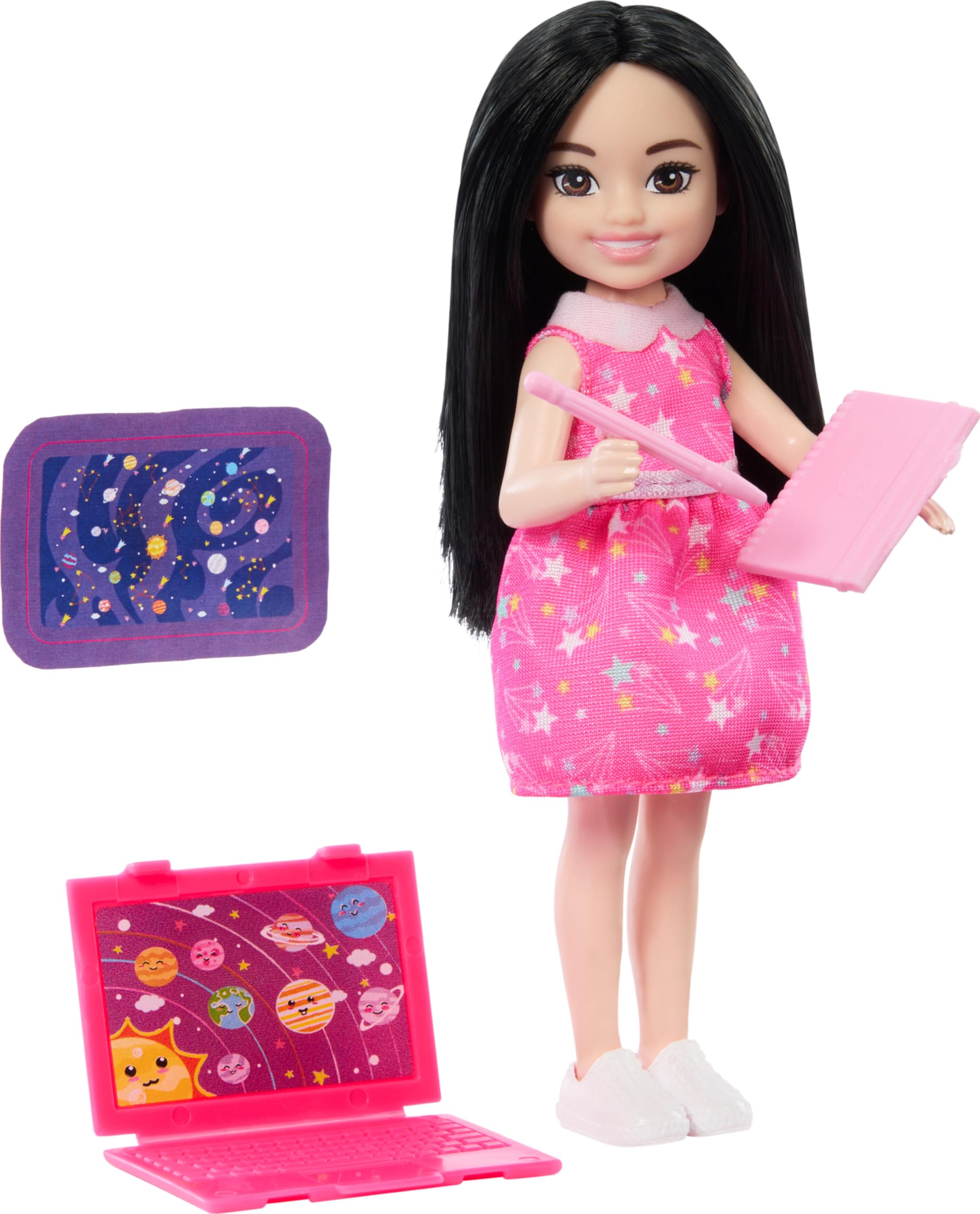Foto 5 pulgar | Set De Juguetes Barbie Chelsea Can Be Astronomer Con Accesorios - Venta Internacional.