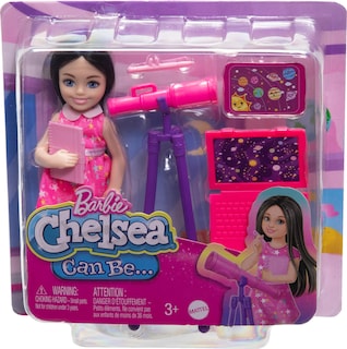 Foto 6 | Set De Juguetes Barbie Chelsea Can Be Astronomer Con Accesorios - Venta Internacional.