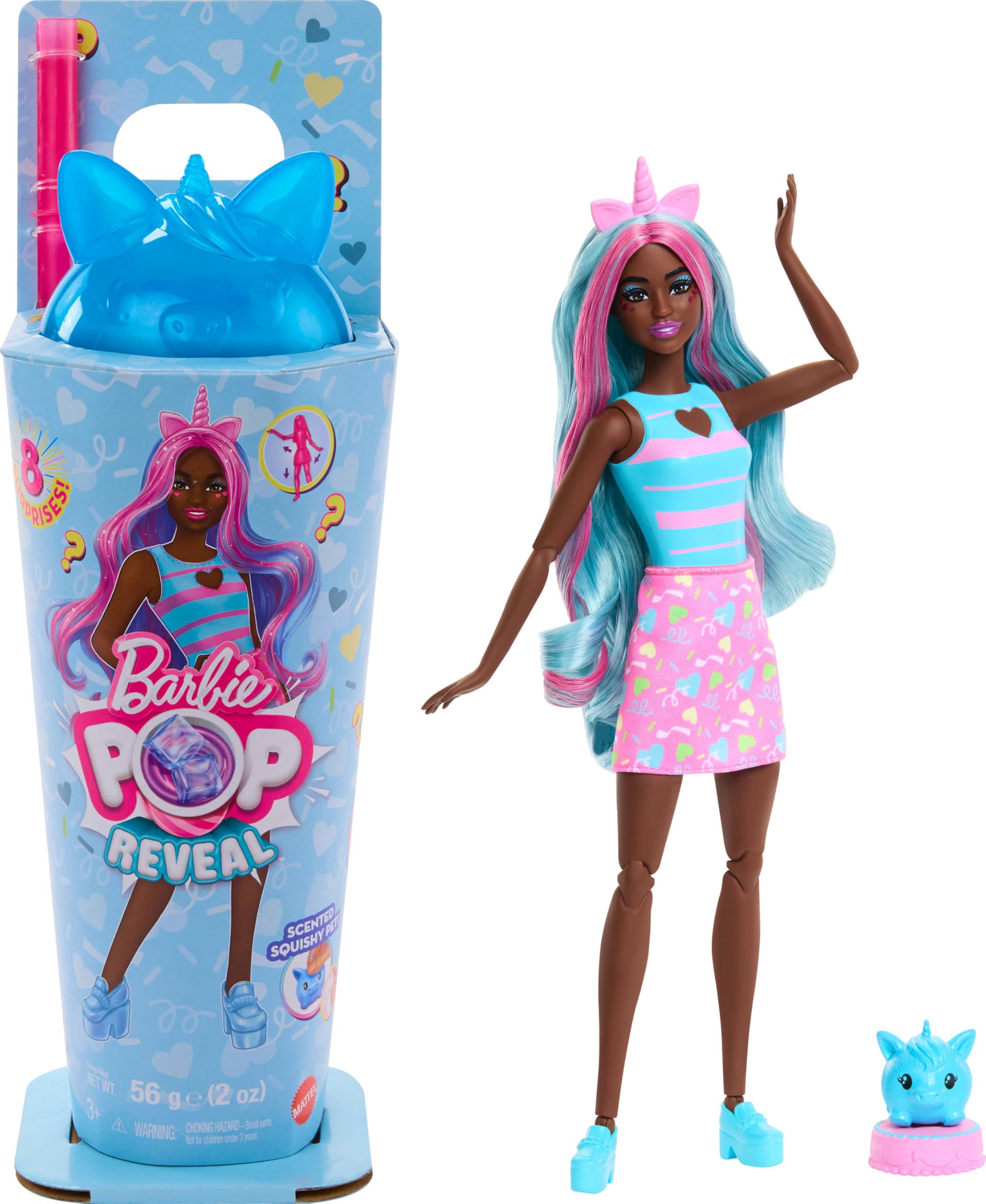 Foto 2 pulgar | Muñeca Barbie Pop Reveal Shakes Series Con Accesorios, 8 Sorpresas - Venta Internacional.