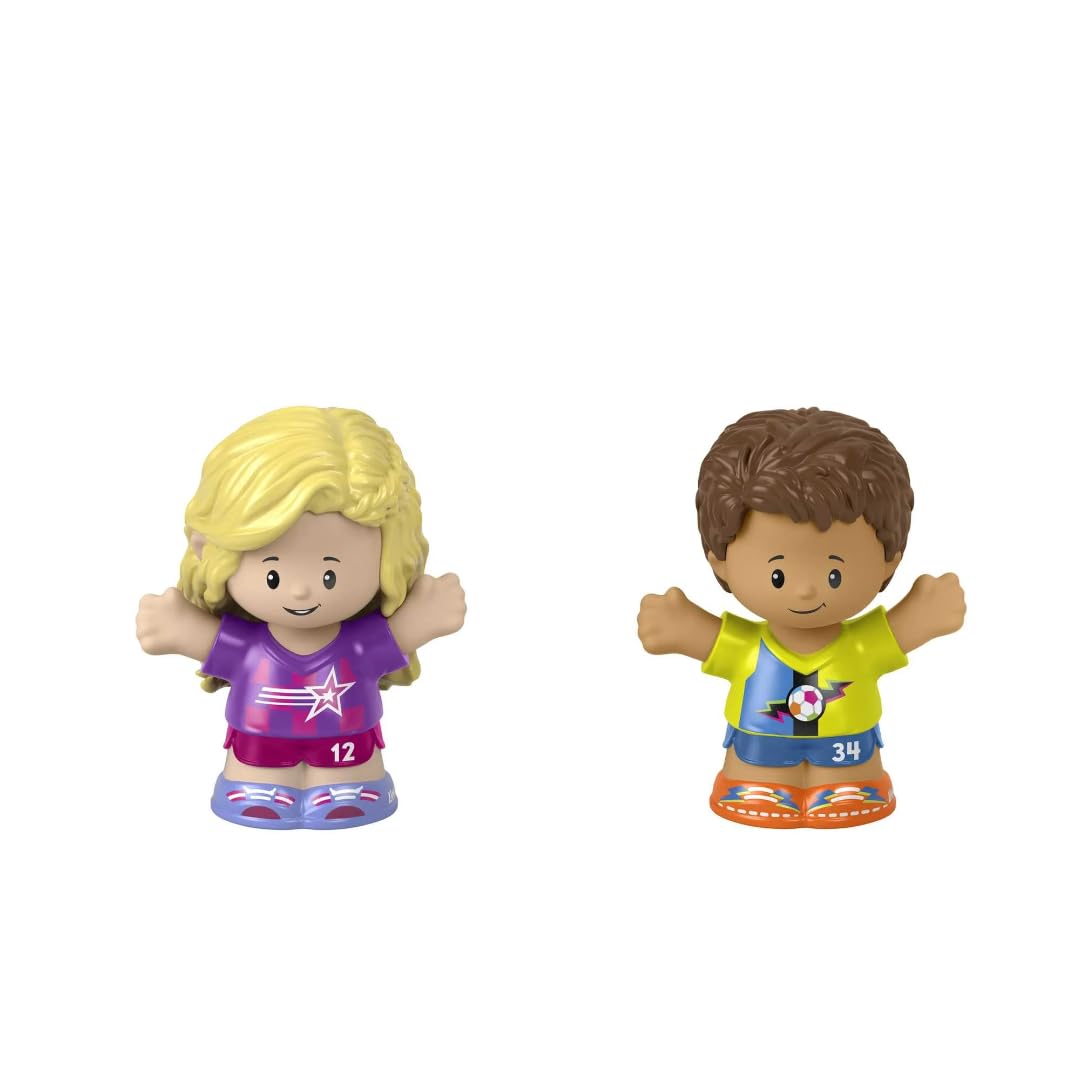 Foto 2 pulgar | Set De Figuras Fisher-price Little People Soccer Sports, Paquete De 2 - Venta Internacional.