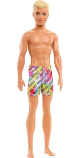 Foto 1 | Muñeca Barbie Ken Beach Con Cabello Rubio Y Bañador Los Ángeles - Venta Internacional.