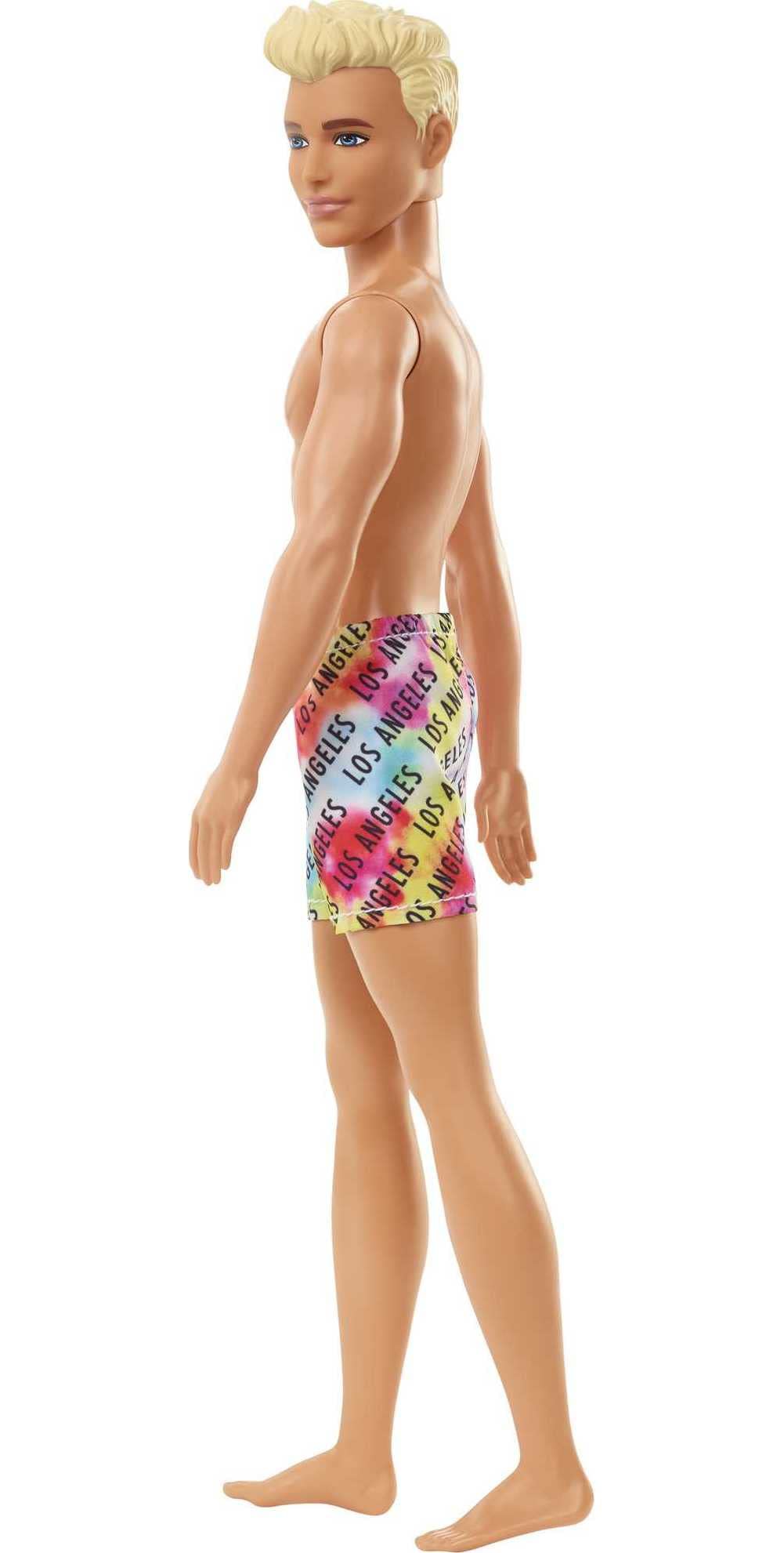 Foto 4 pulgar | Muñeca Barbie Ken Beach Con Cabello Rubio Y Bañador Los Ángeles - Venta Internacional.