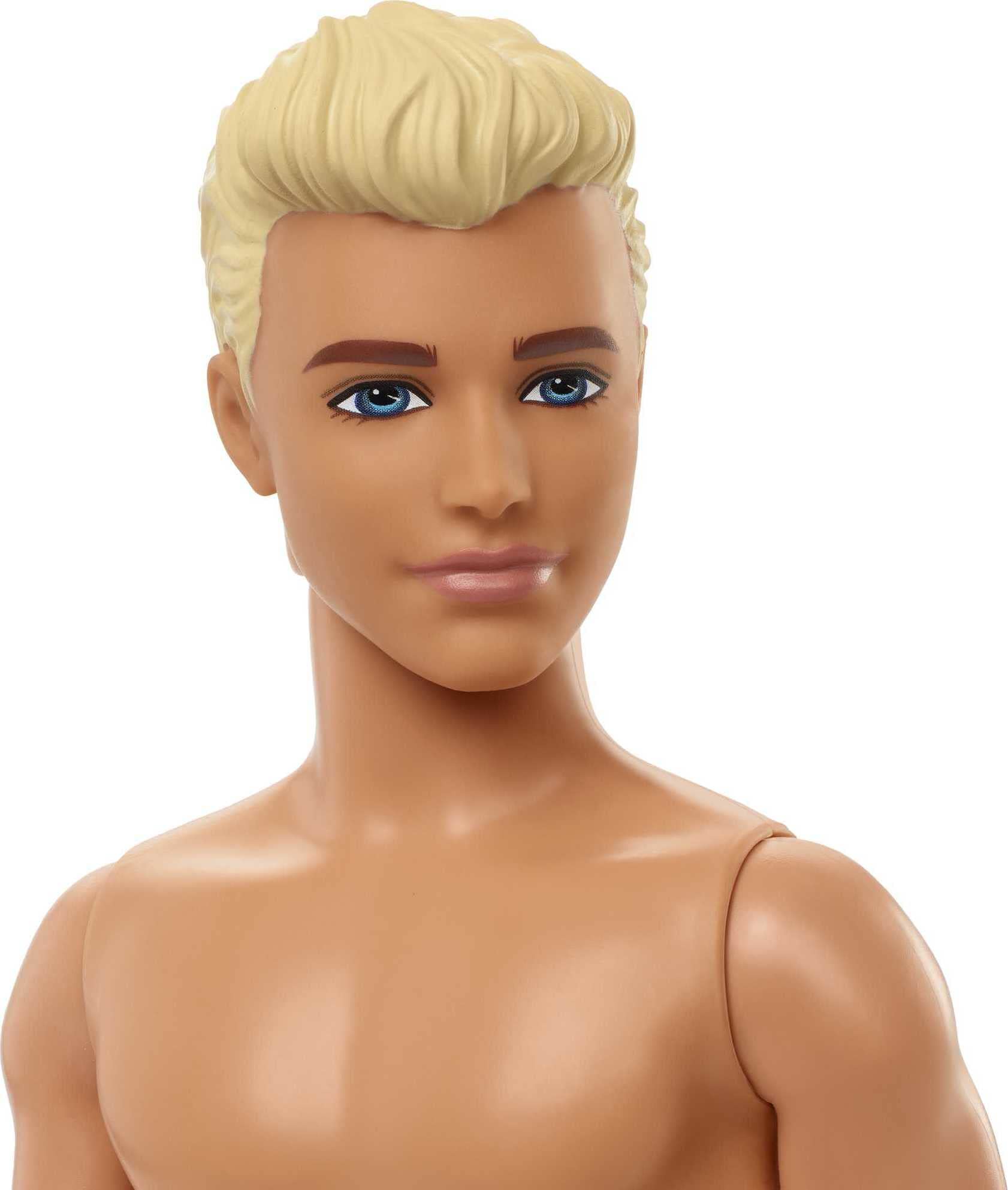 Foto 5 pulgar | Muñeca Barbie Ken Beach Con Cabello Rubio Y Bañador Los Ángeles - Venta Internacional.