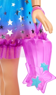 Foto 4 | Muñeca Barbie Grande Con Pelo Rubio De 71 Cm Y Vestido Arcoíris - Venta Internacional.