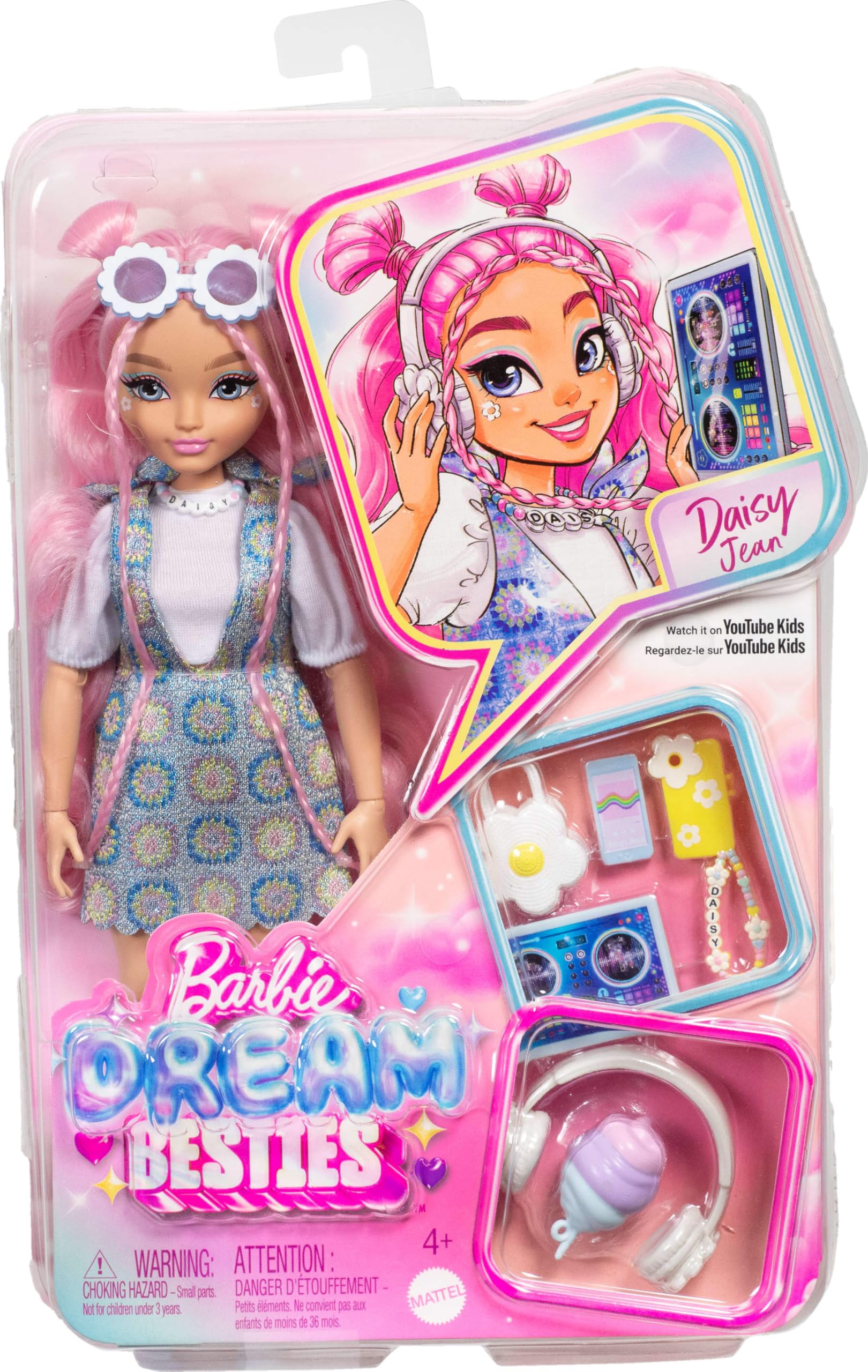 Foto 7 pulgar | Muñeca Moderna Barbie Dream Besties Daisy Jean Con Acceso. - Venta Internacional.