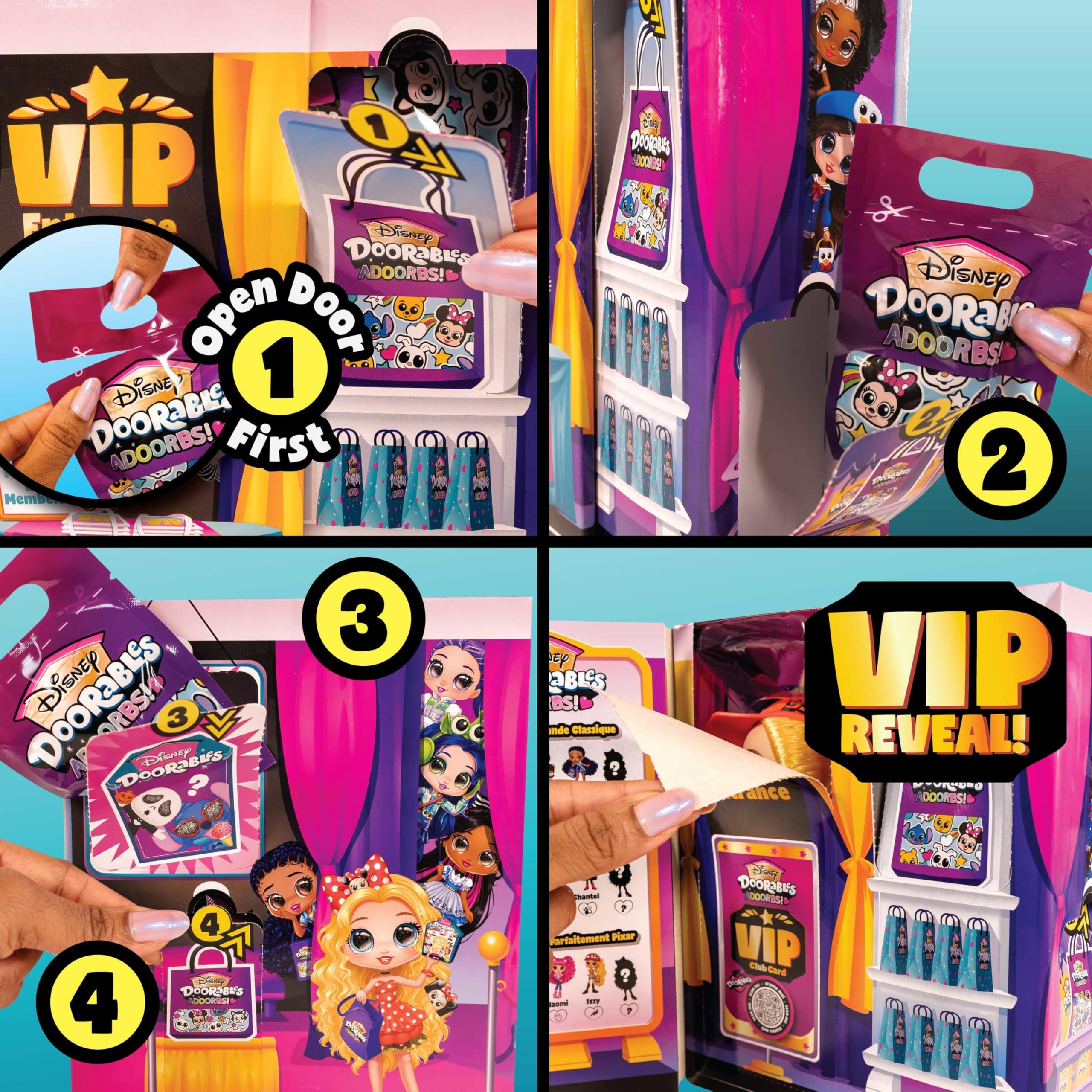 Foto 2 | Muñecos Coleccionables De Disney Doorbs Con Accesorios - Venta Internacional.