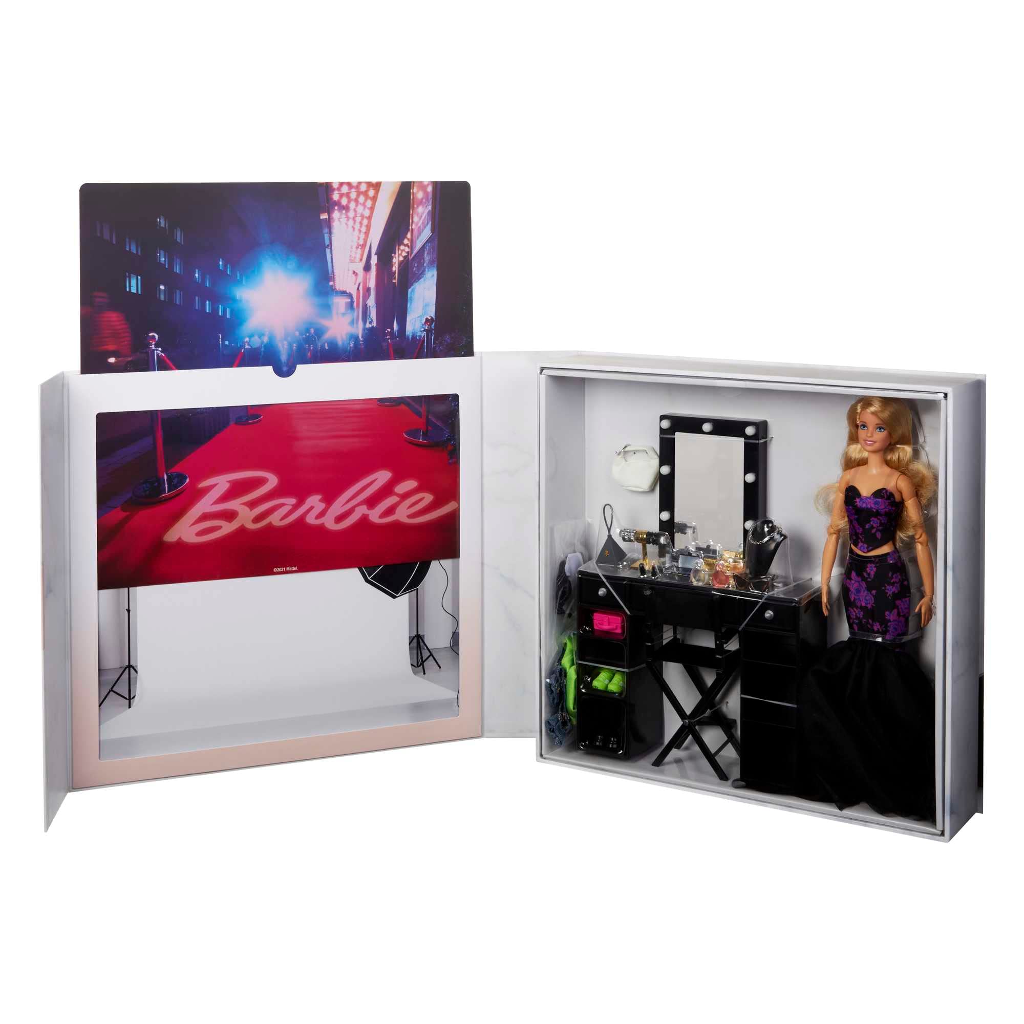 Foto 6 | Set De Estudio De Moda Barbie Estilo Barbie Con Muñeca Y Accesorios - Venta Internacional.
