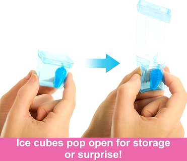 Foto 6 | Muñeca Barbie Pop Reveal Con Aroma A Ponche De Frutas Con Pelo Azul, 8 Sorpresas - Venta Internacional.