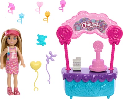 Foto 5 | Set De Juguetes Barbie Chelsea Doll & Lollipop Stand Con 10 Entradas. - Venta Internacional.