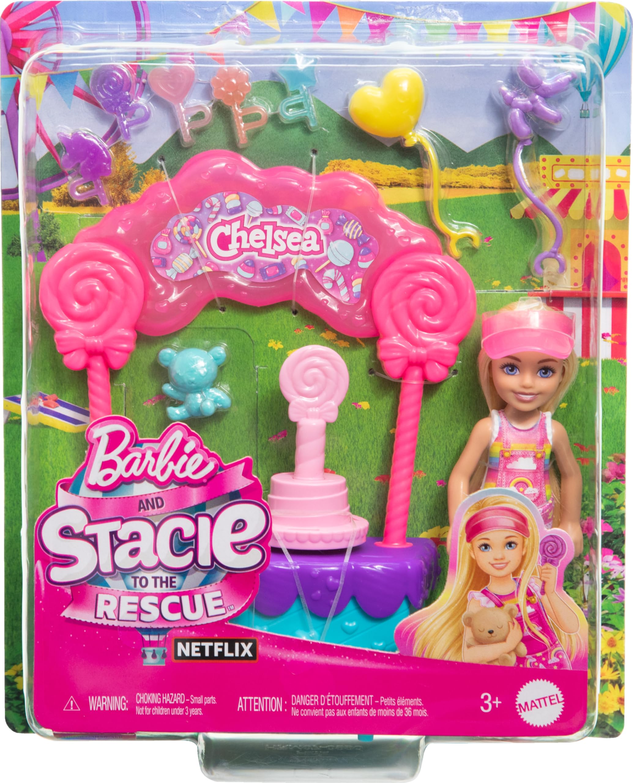 Foto 7 pulgar | Set De Juguetes Barbie Chelsea Doll & Lollipop Stand Con 10 Entradas. - Venta Internacional.