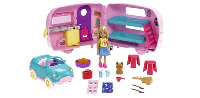 Foto 1 | Playset Barbie Chelsea Doll Camper Con Armario Y 15 Accesorios - Venta Internacional.