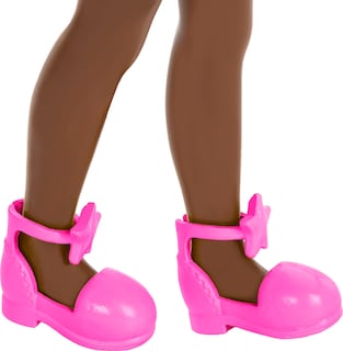Foto 3 | Muñeca Barbie Chelsea De 6 Pulgadas Con Vestido Floral Morado Y Zapatos Rosas - Venta Internacional.