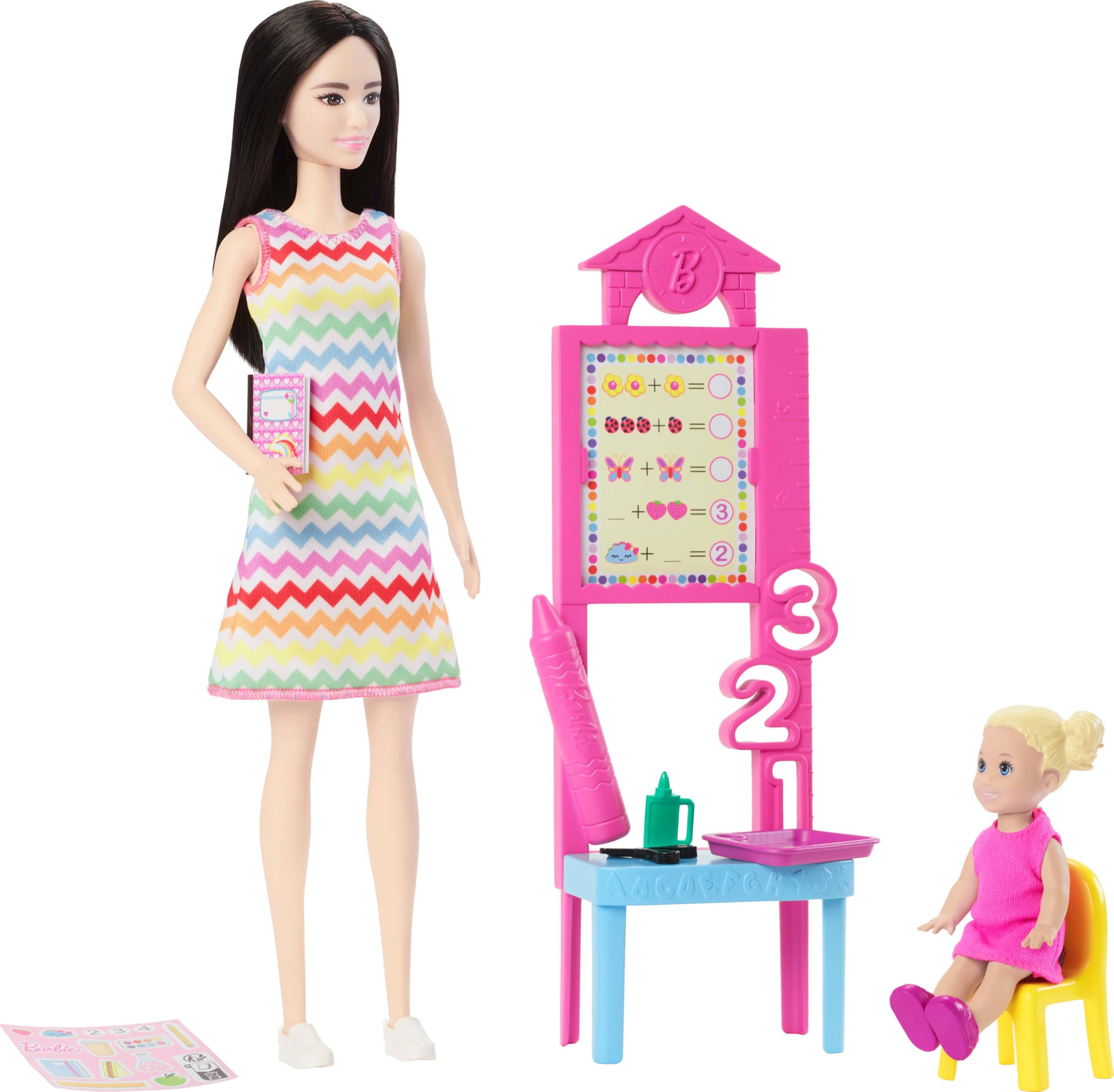 Foto 1 | Muñeca Barbie Teacher Con Muñeca Rubia A La Moda Y Accesorios - Venta Internacional.
