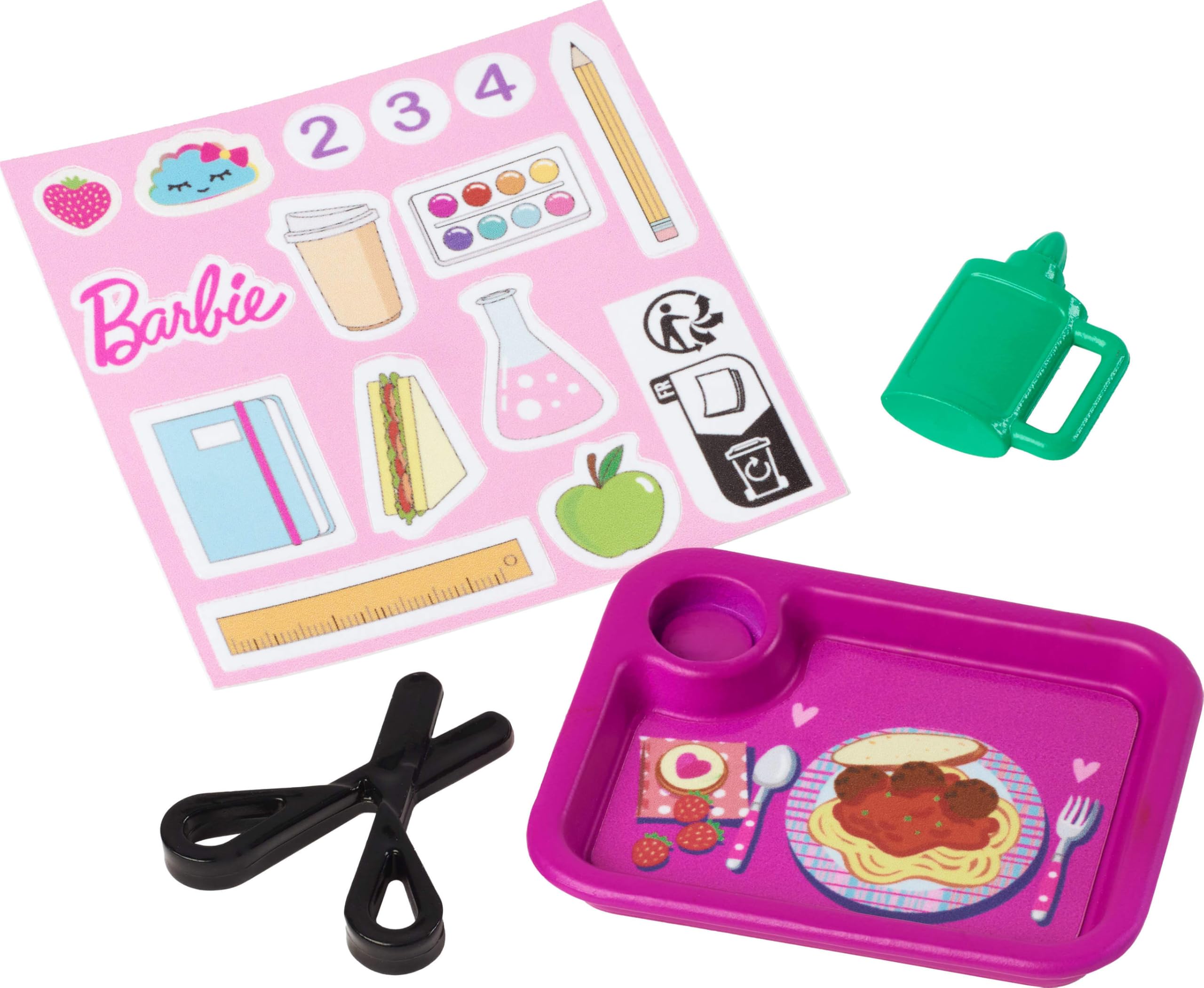 Foto 4 | Muñeca Barbie Teacher Con Muñeca Rubia A La Moda Y Accesorios - Venta Internacional.