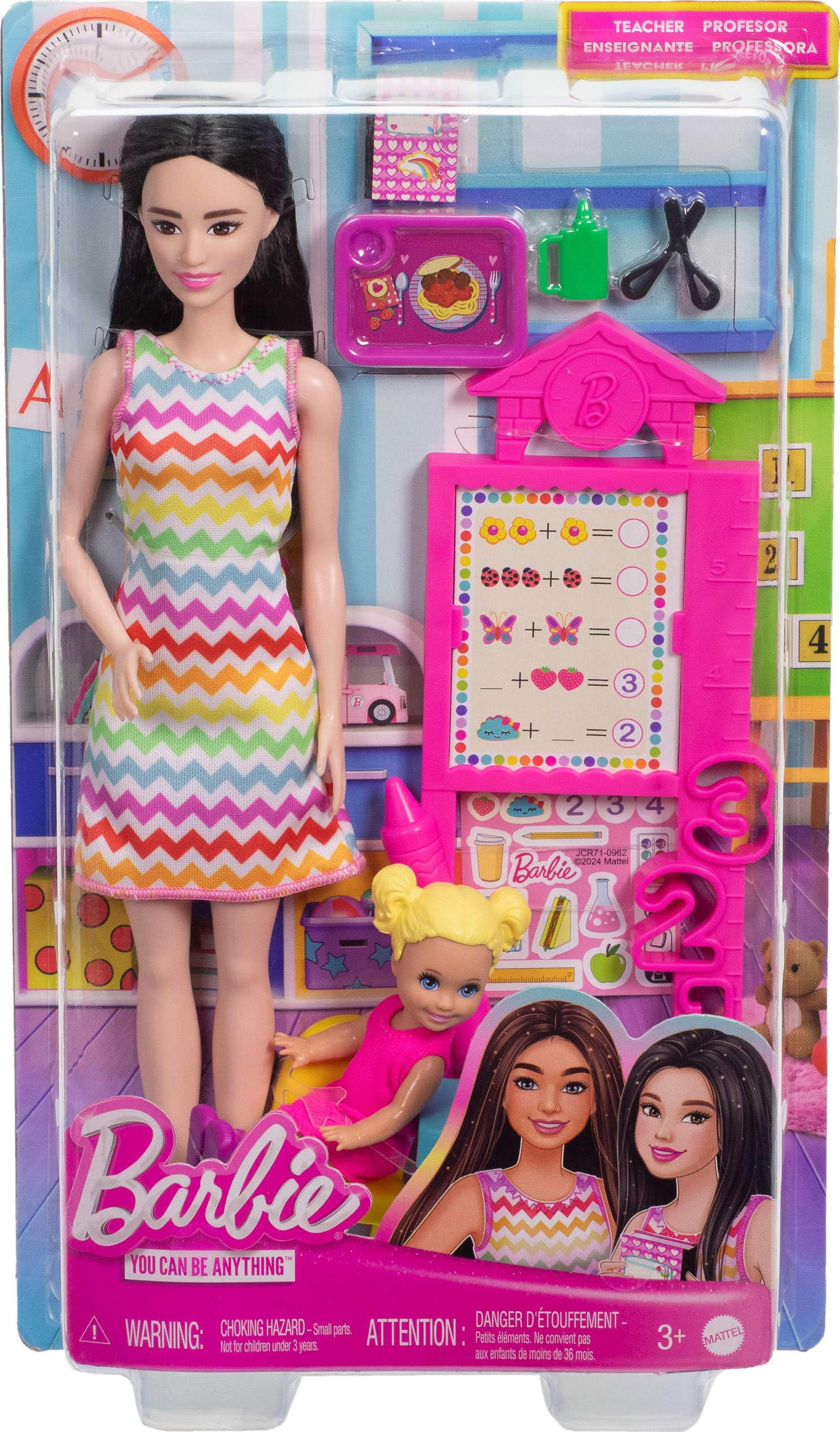 Foto 7 pulgar | Muñeca Barbie Teacher Con Muñeca Rubia A La Moda Y Accesorios - Venta Internacional.