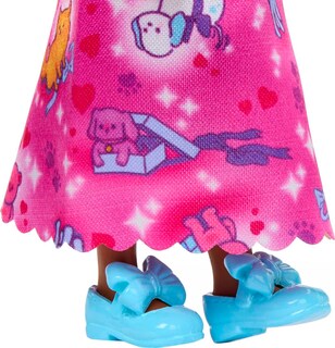 Foto 5 | Muñeca Barbie Dreamtopia Chelsea Royal Con Falda Morada De Pelo Rosa - Venta Internacional.