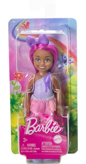 Foto 6 | Muñeca Barbie Dreamtopia Chelsea Royal Con Falda Morada De Pelo Rosa - Venta Internacional.