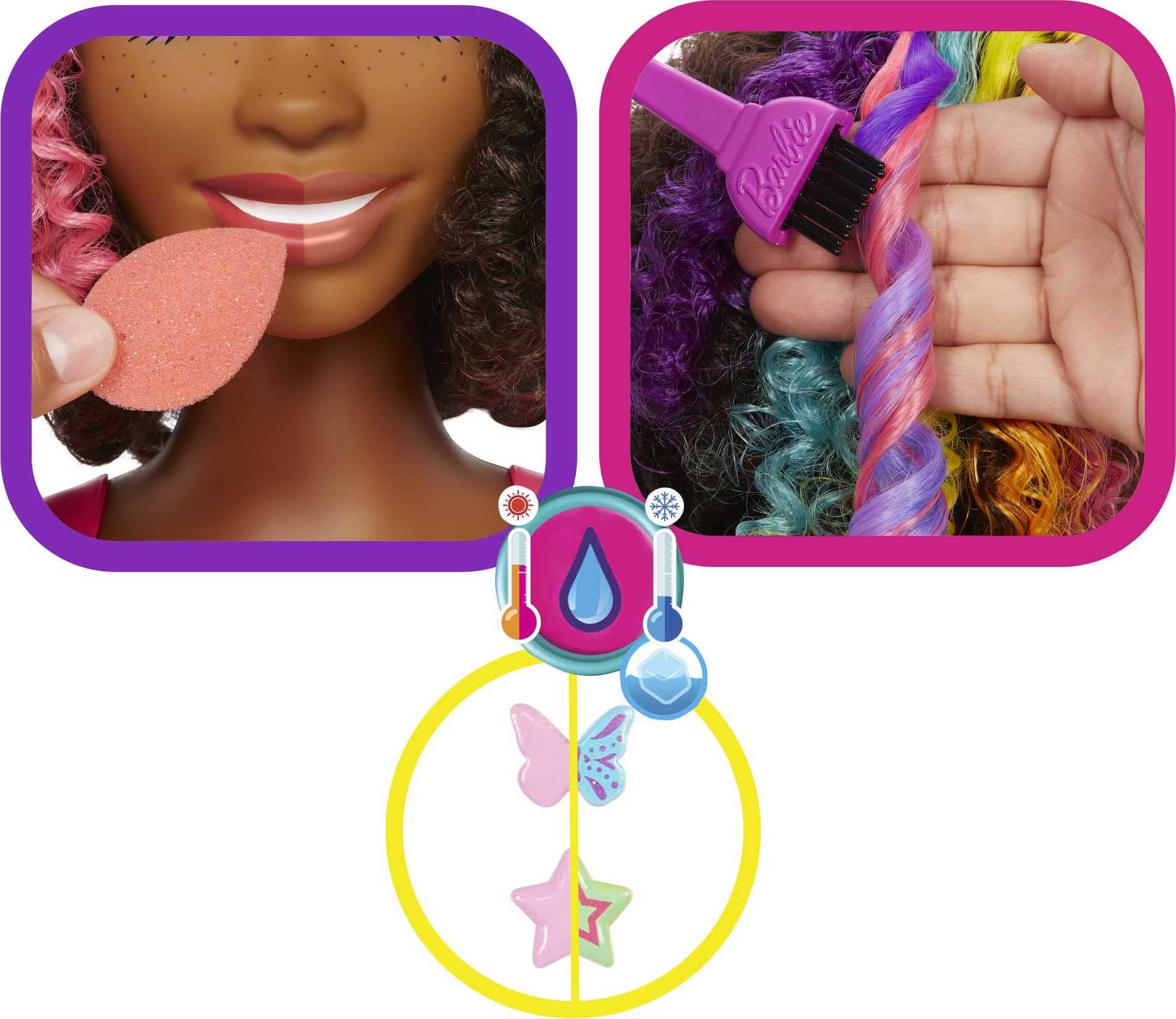 Foto 5 pulgar | Cabeza De Muñeca Barbie Totally Hair Con Más De 20 Accesorios - Venta Internacional.