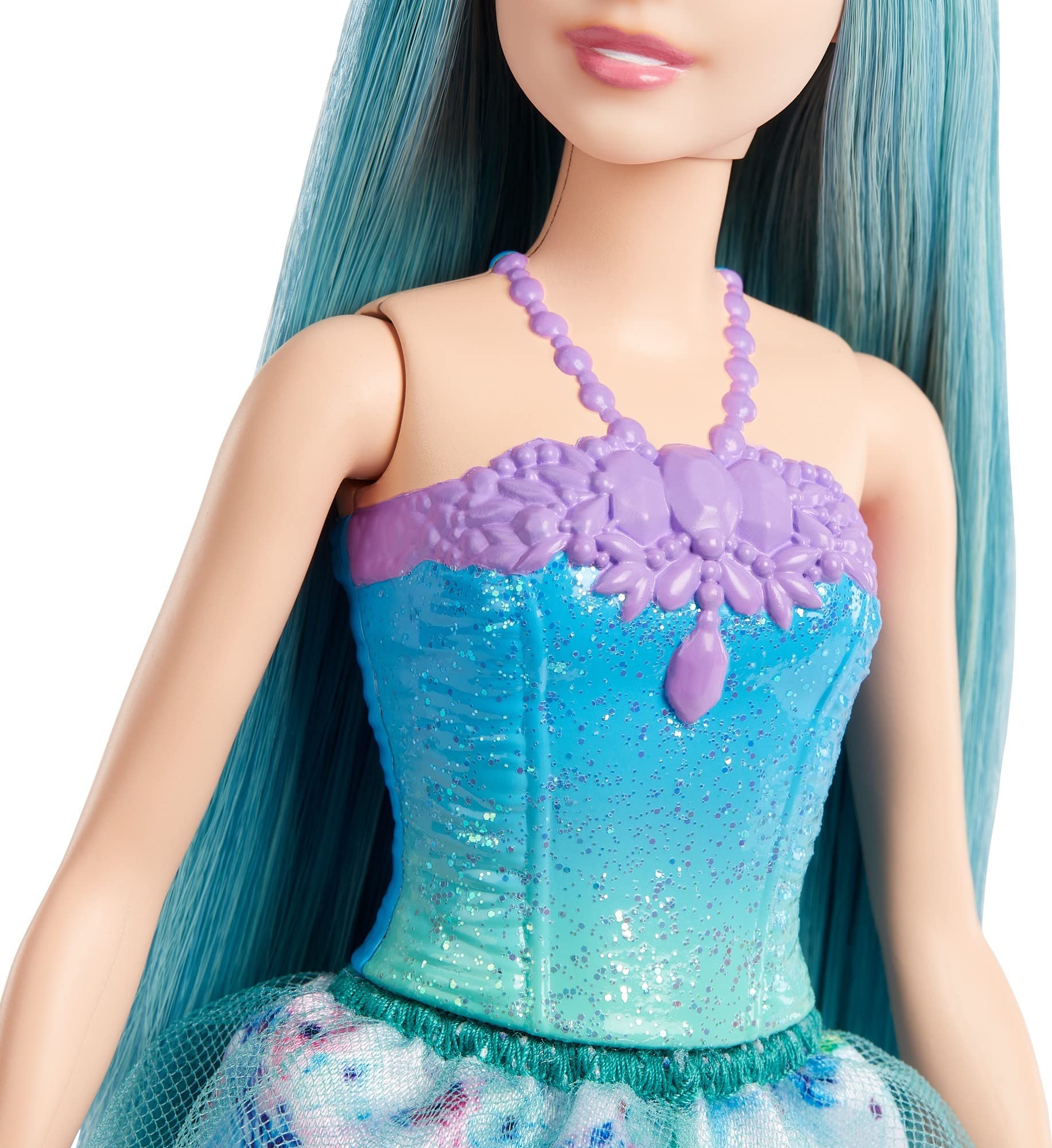 Foto 5 pulgar | Muñeca De Moda Barbie Dreamtopia Royal Con Pelo Turquesa - Venta Internacional.
