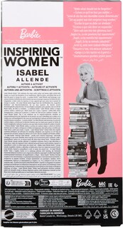 Foto 6 | Muñeca Barbie Que Inspira A Las Mujeres Isabel Allende Con Libro Y Mascota - Venta Internacional.