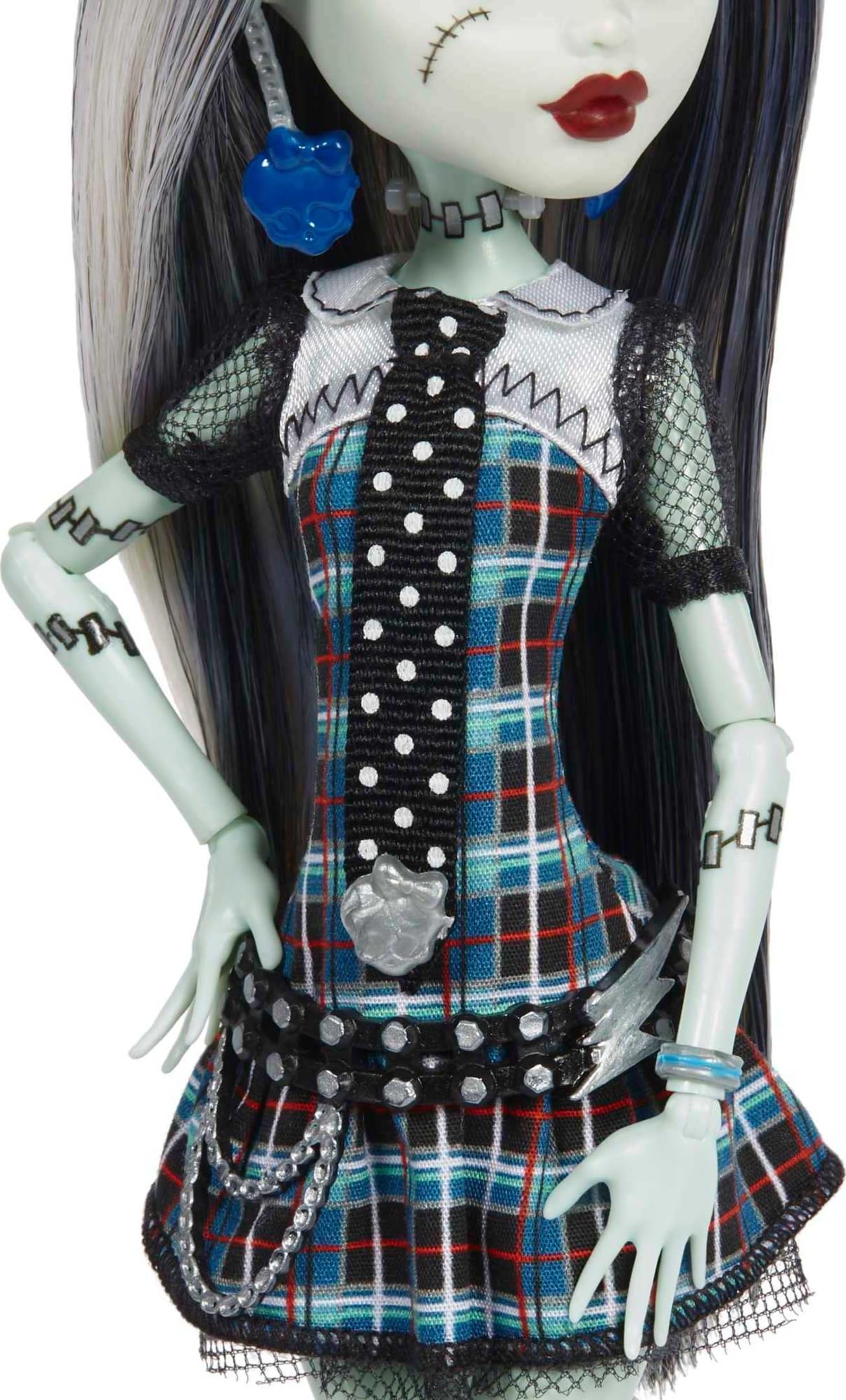 Foto 4 | Reproducción De Frankie Stein De Doll Monster High, 26 Cm, Con Accesorios - Venta Internacional.