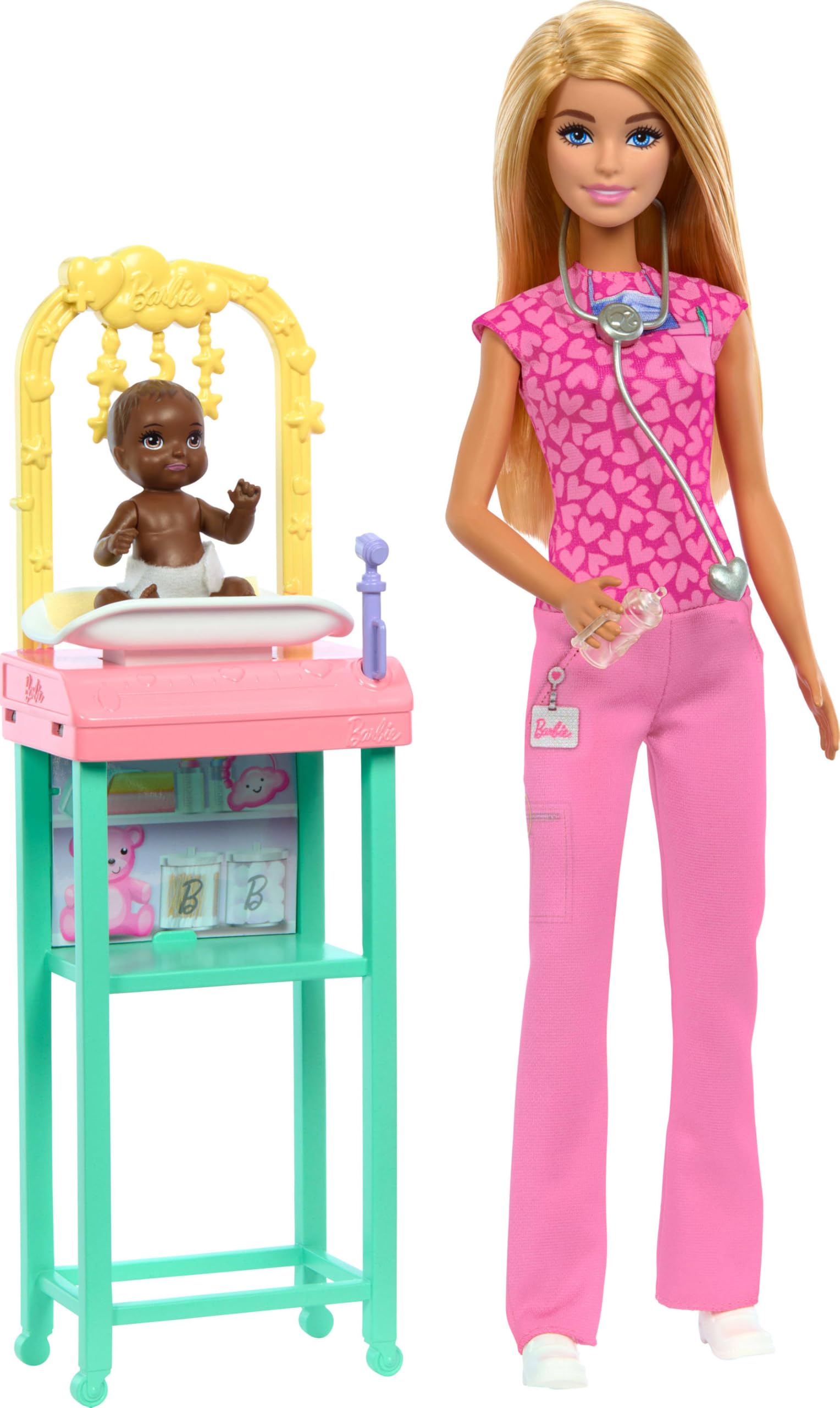 Muñeca Barbie Baby Doctor Con Muñeca Rubia A La Moda Y Accesorios - Venta Internacional.