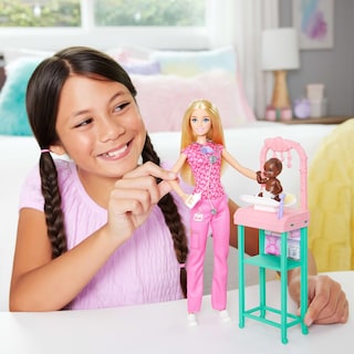 Foto 2 | Muñeca Barbie Baby Doctor Con Muñeca Rubia A La Moda Y Accesorios - Venta Internacional.