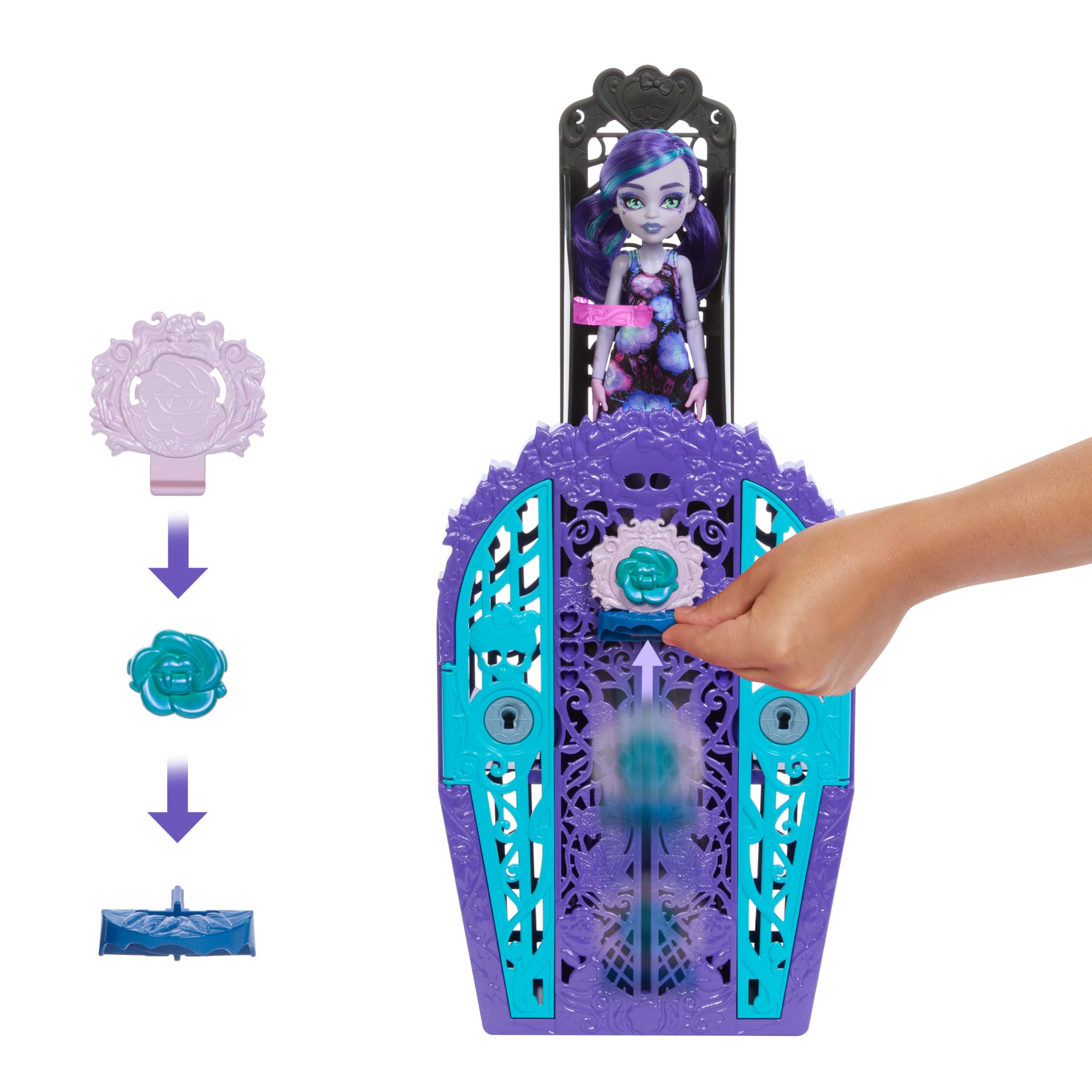 Foto 6 pulgar | Doll Monster High Skulltimate Secrets Garden Mysteries Twyla - Venta Internacional.