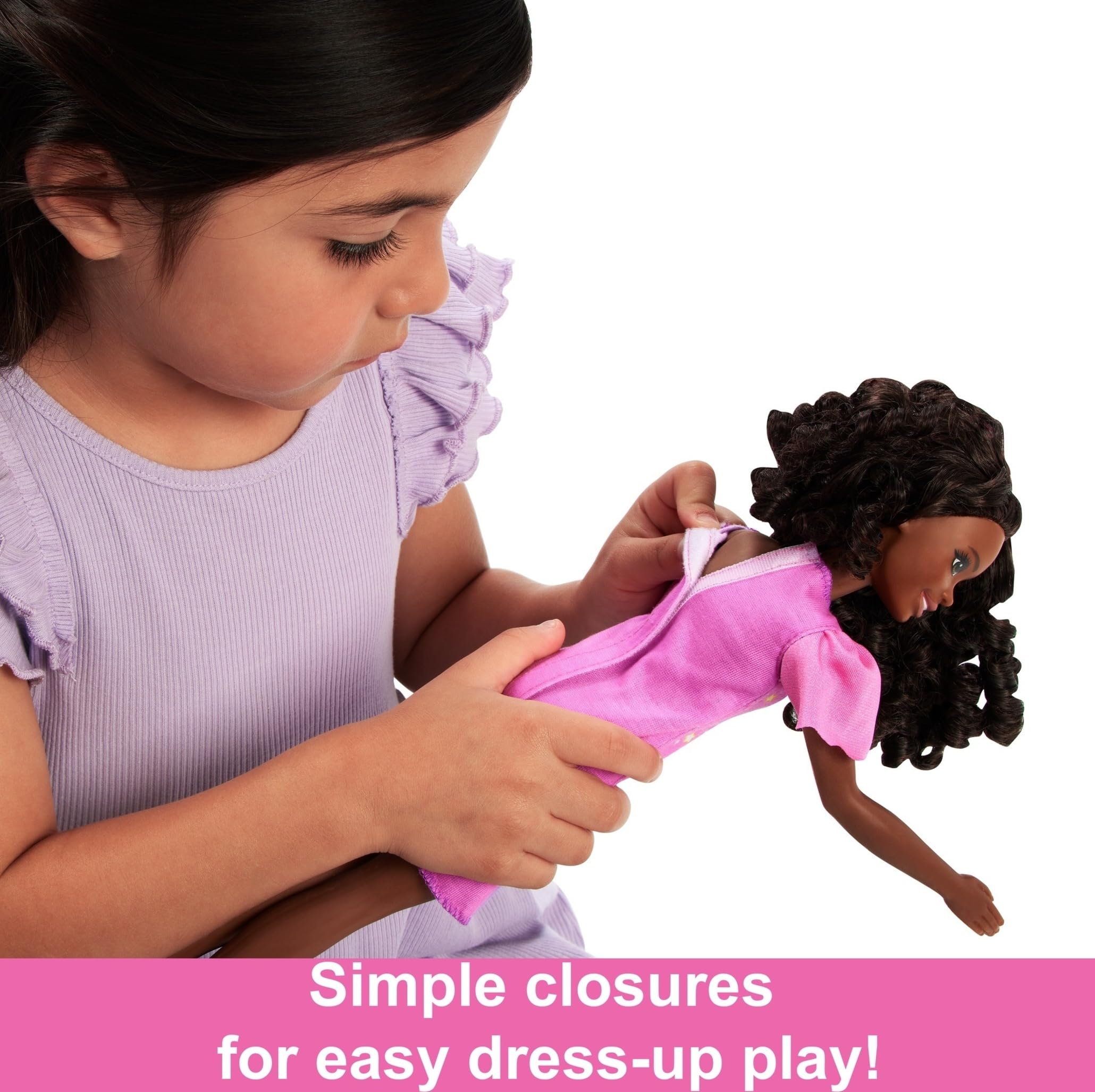 Foto 4 | Muñeca Barbie My First Barbie Preschool Brooklyn 34 Cm Con Acc - Venta Internacional.