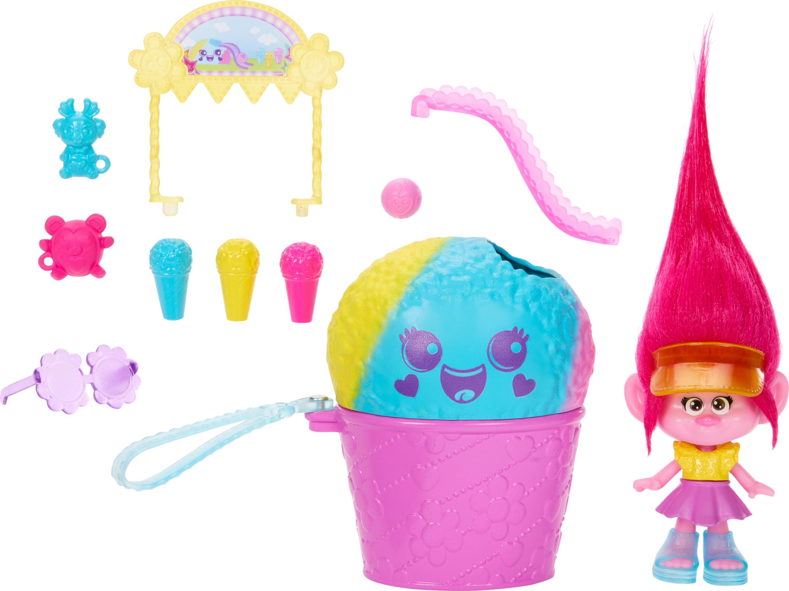 Foto 2 pulgar | Set De Juego Mattel Dreamworks Trolls Fun Fair Fairfest Con Queen Poppy - Venta Internacional.